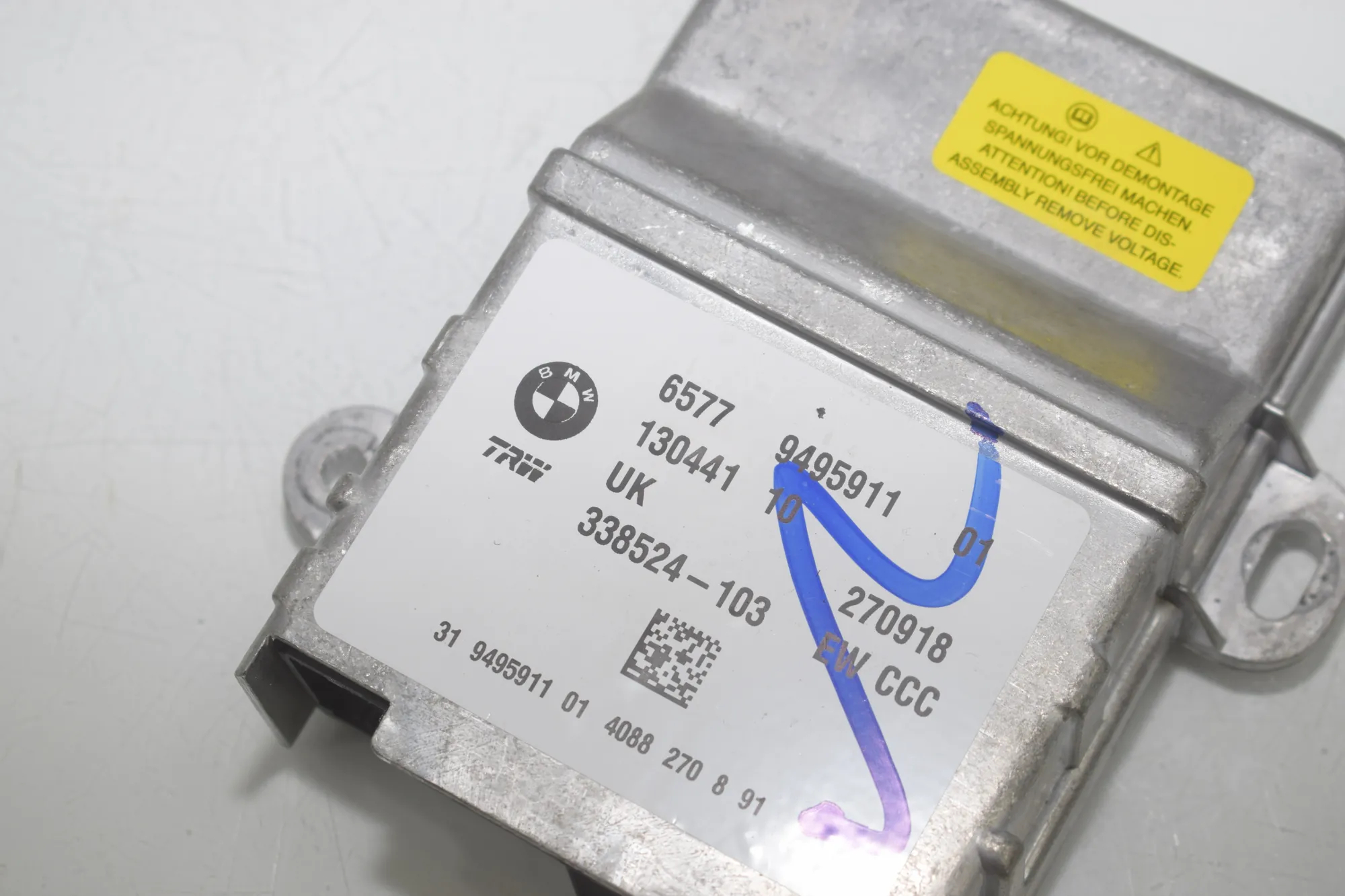 SRS Control Unit – OEM 9495911 · BMW X1 (F48) sDrive 18 i 2018 – 6