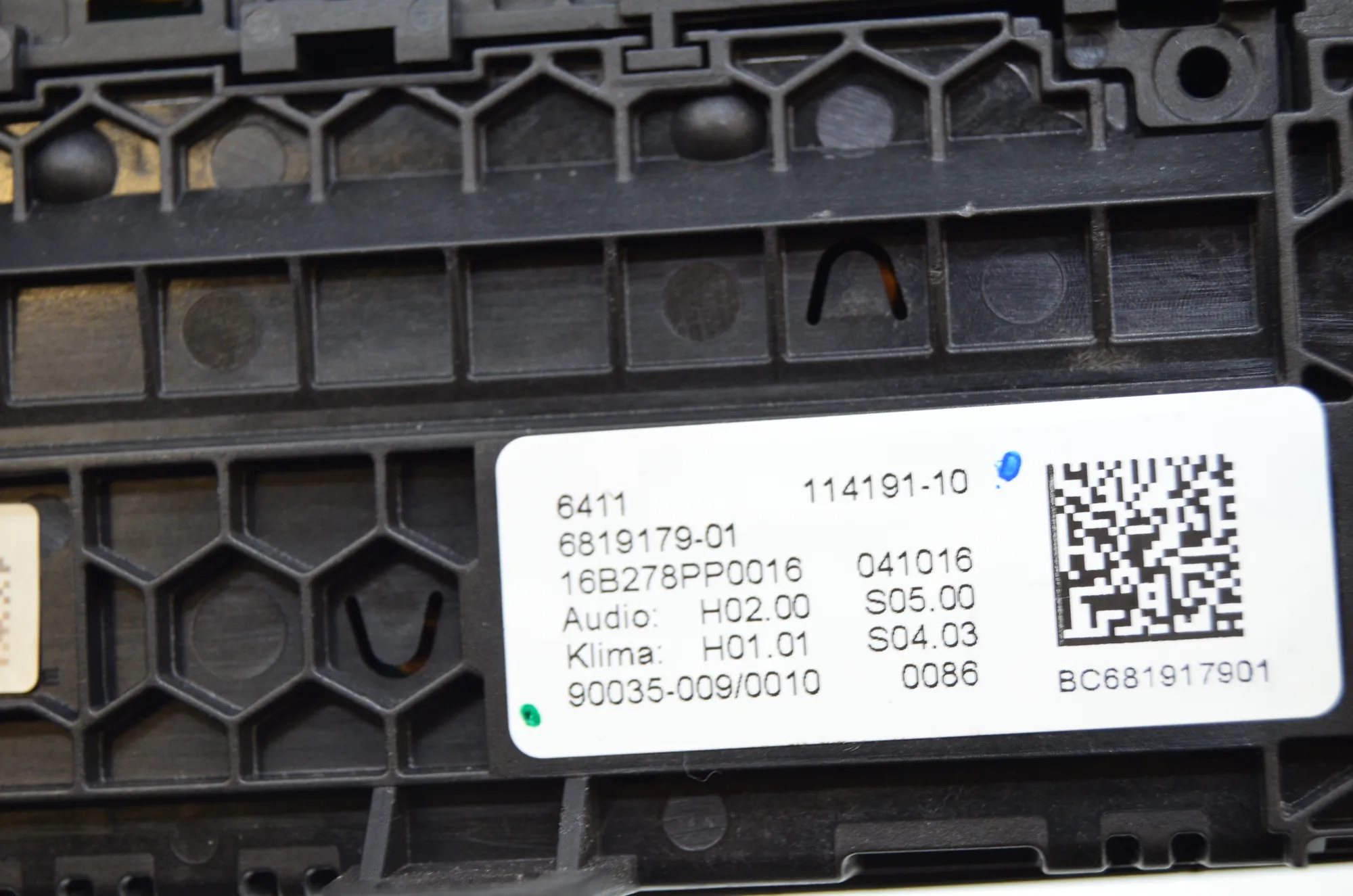 Climate Control Unit – OEM 6819179 · BMW 7 (G11, G12) 750 d, Ld xDrive 2016 – 5
