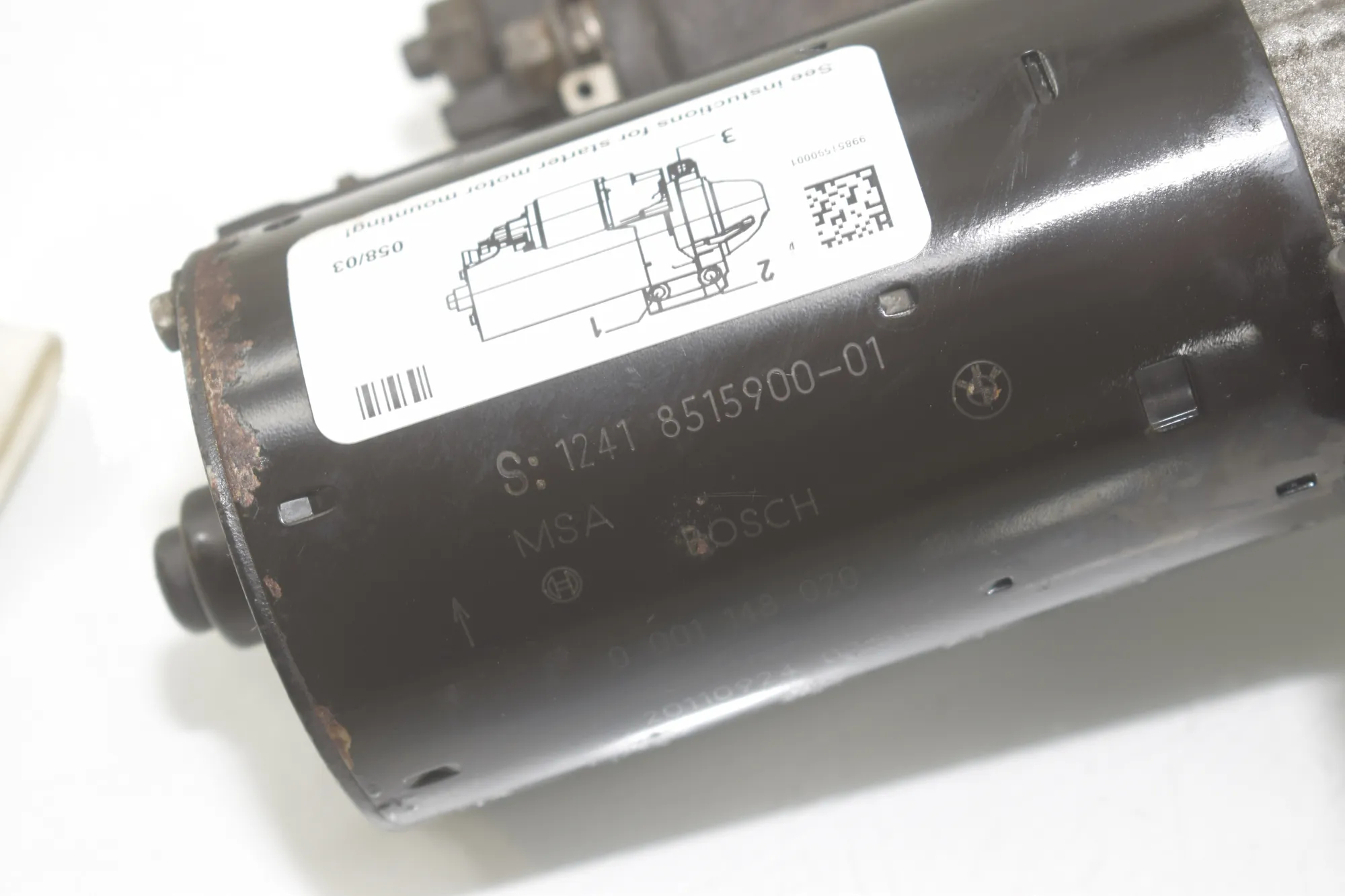 Starter Motor – OEM 8515900 · BMW X3 (F25) BMW X3 (F25) xDrive 30 d 2012 – 3