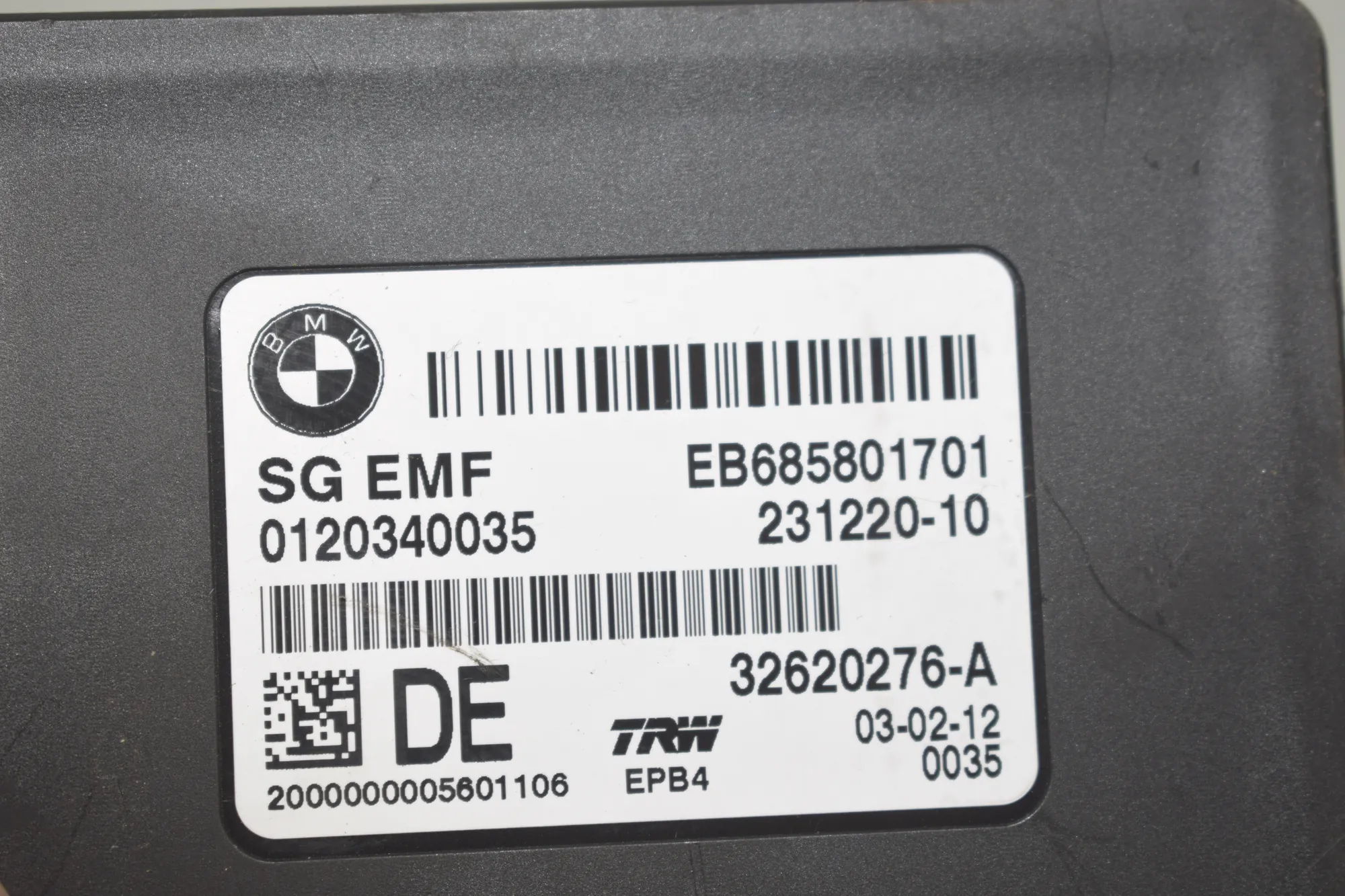 Other Control Units – OEM 9286129 · BMW X3 (F25) BMW X3 (F25) xDrive 30 d 2012 – 8