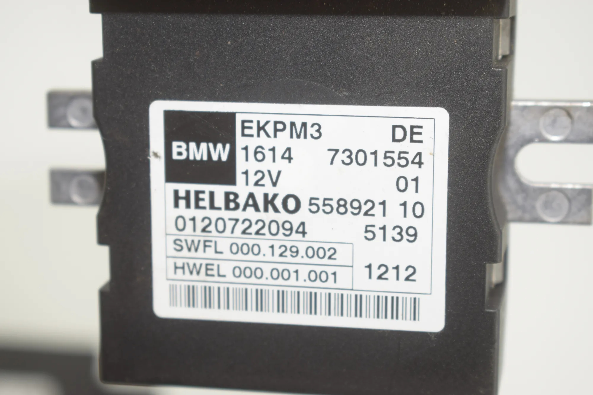 Other Control Units – OEM 9286129 · BMW X3 (F25) BMW X3 (F25) xDrive 30 d 2012 – 10