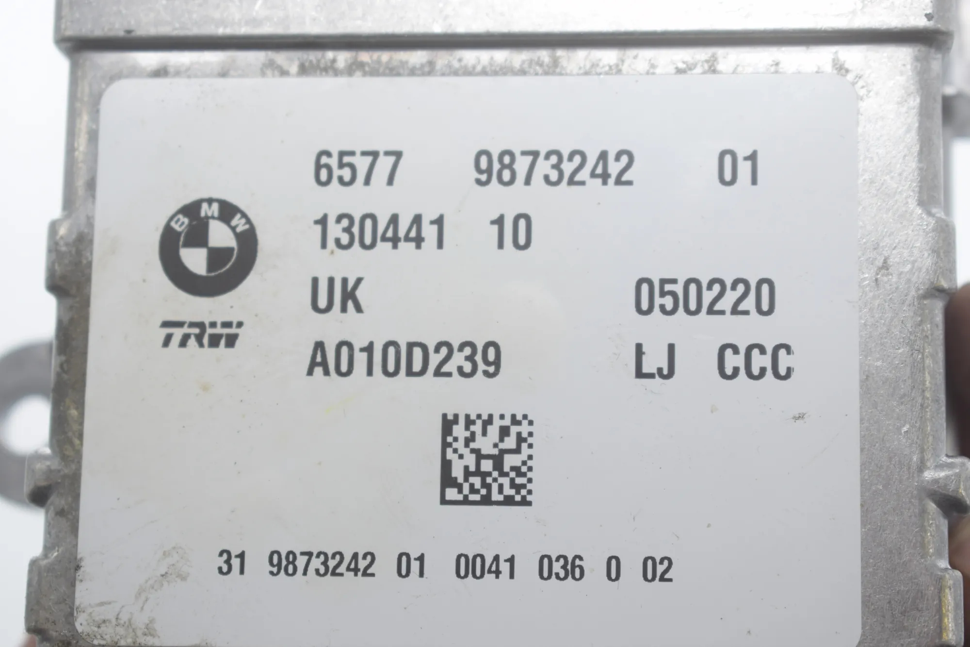 SRS Control Unit – OEM 9873242 · BMW i3 (I01) BMW i3 (I01) Electric 2020 – 5