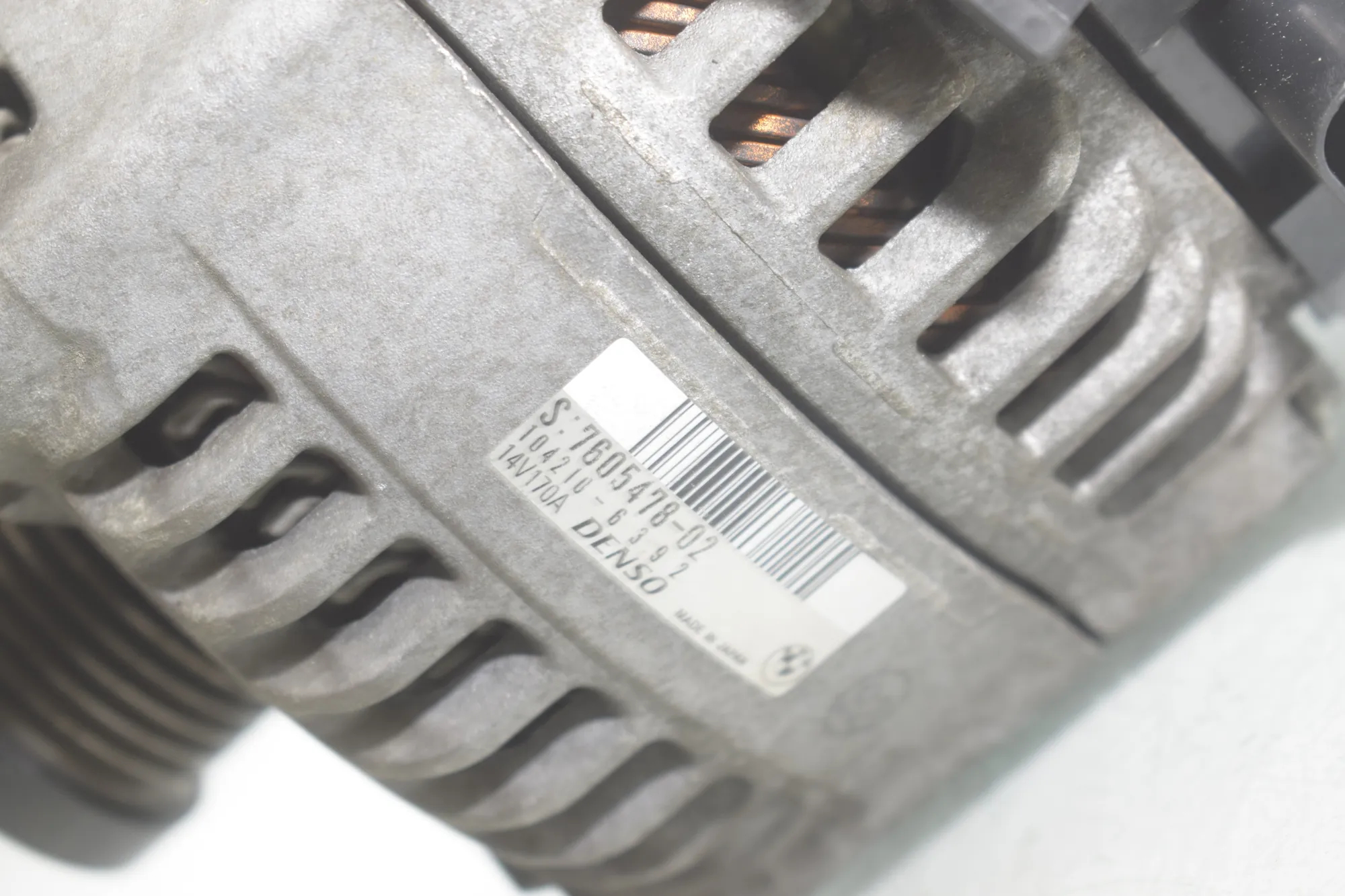 Alternator Generator – OEM 7605478 · BMW 3 (F30, F80) BMW 3 (F30, F80) 320 i 2012 – 6
