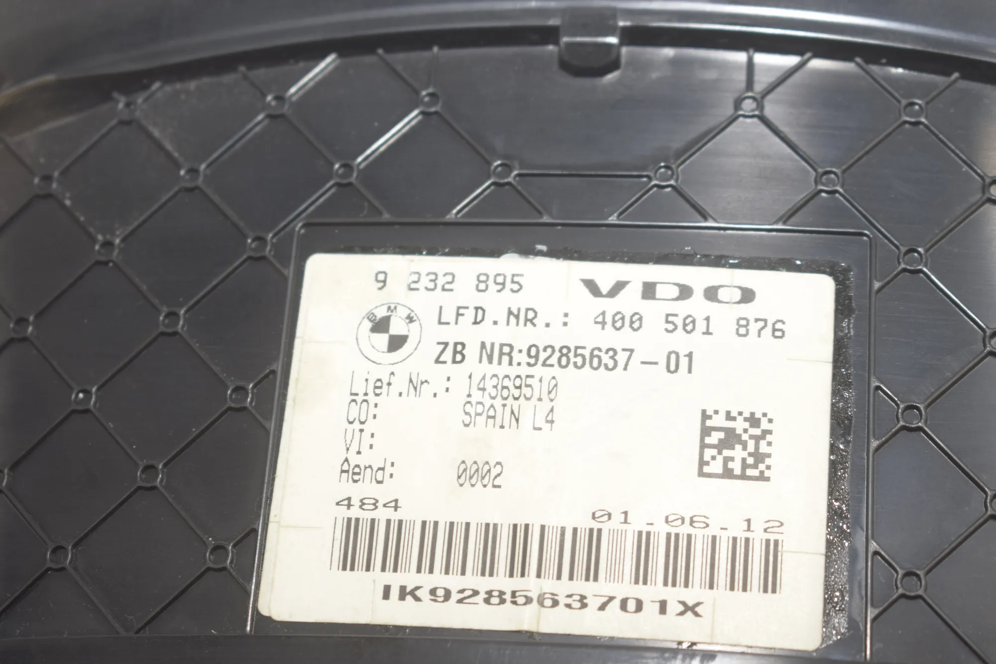 Instrument Cluster Speedometer – OEM 9232895 · BMW 3 (F30, F80) BMW 3 (F30, F80) 320 i 2012 – 6