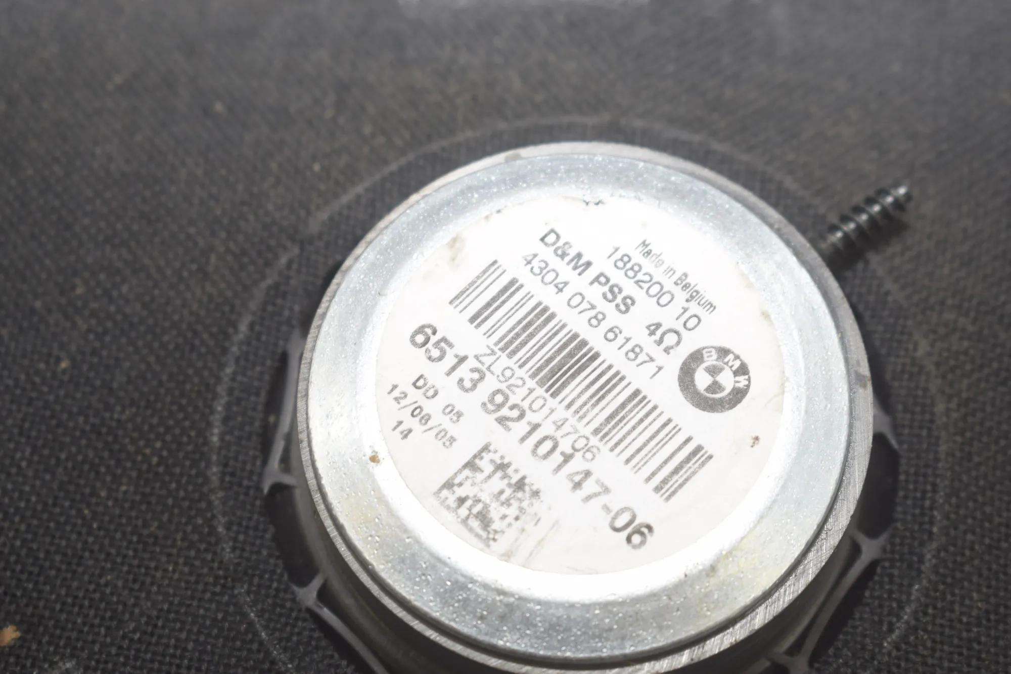 Sound Audio System Set – OEM 9210147 · BMW 3 (F30, F80) BMW 3 (F30, F80) 320 i 2012 – 6