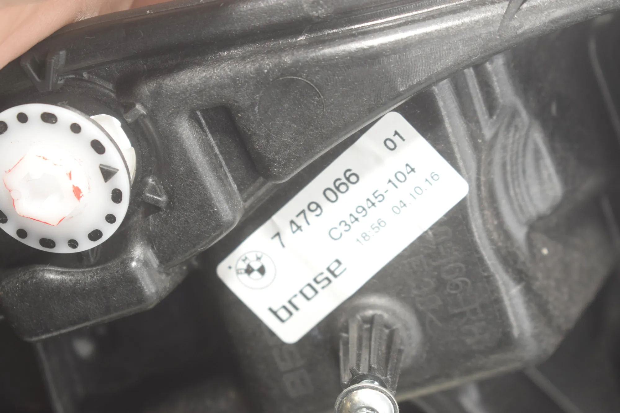 Rear Right Door Window Regulator – OEM 7479066 · BMW 7 (G11, G12) 750 d, Ld xDrive 2016 – 4