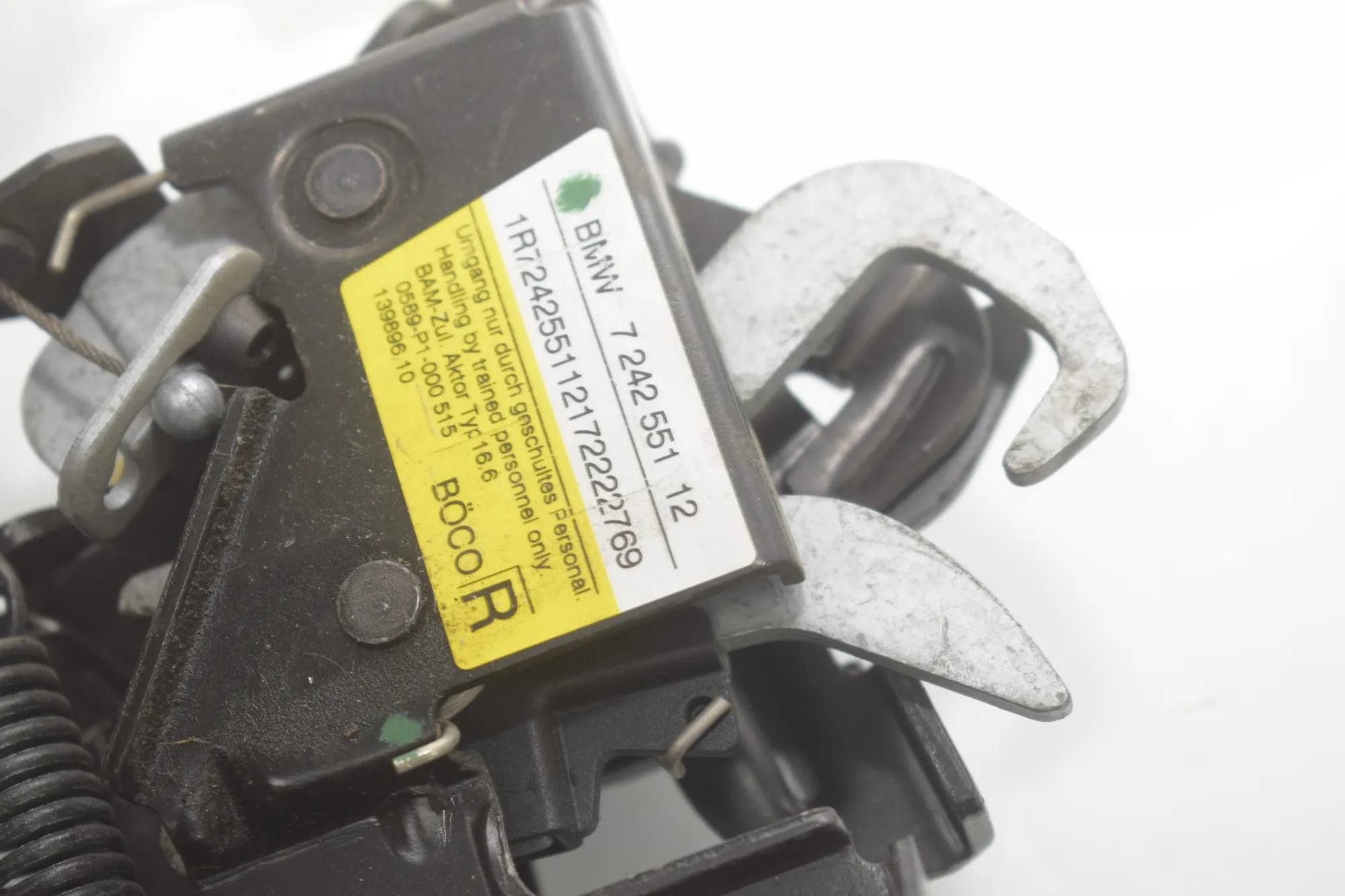 Bonnet Lock – OEM 7242550 · BMW 2 Active Tourer (F45) BMW 2 Active Tourer (F45) 216 i 2017 – 5