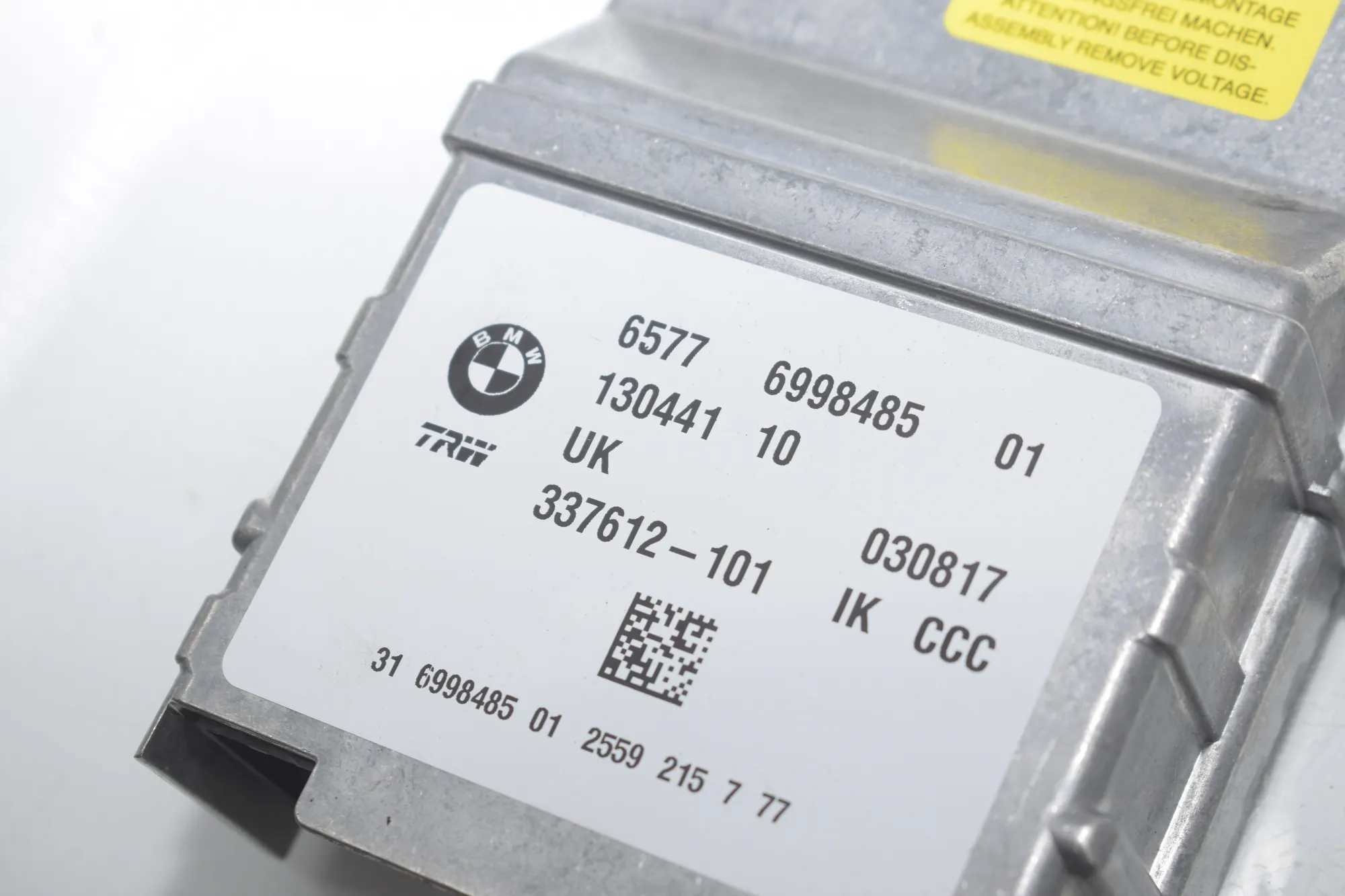 SRS Control Unit – OEM 6998485 · BMW 2 Active Tourer (F45) BMW 2 Active Tourer (F45) 216 i 2017 – 5