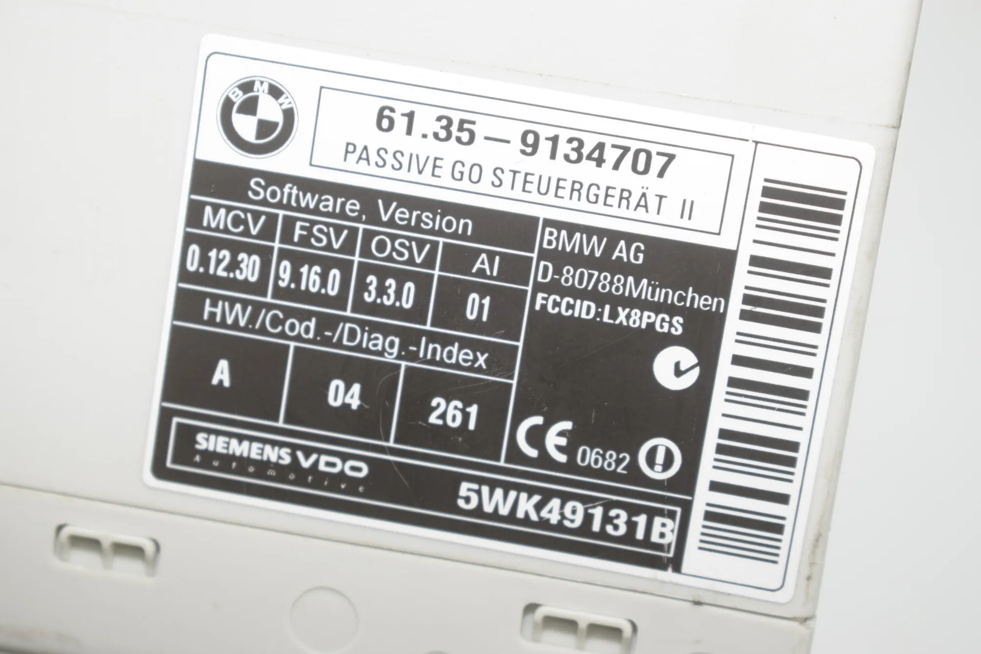 Keyless Control Unit – OEM 9134707 · BMW X5 (E70) BMW X5 (E70) xDrive 40 d 2011 – 5