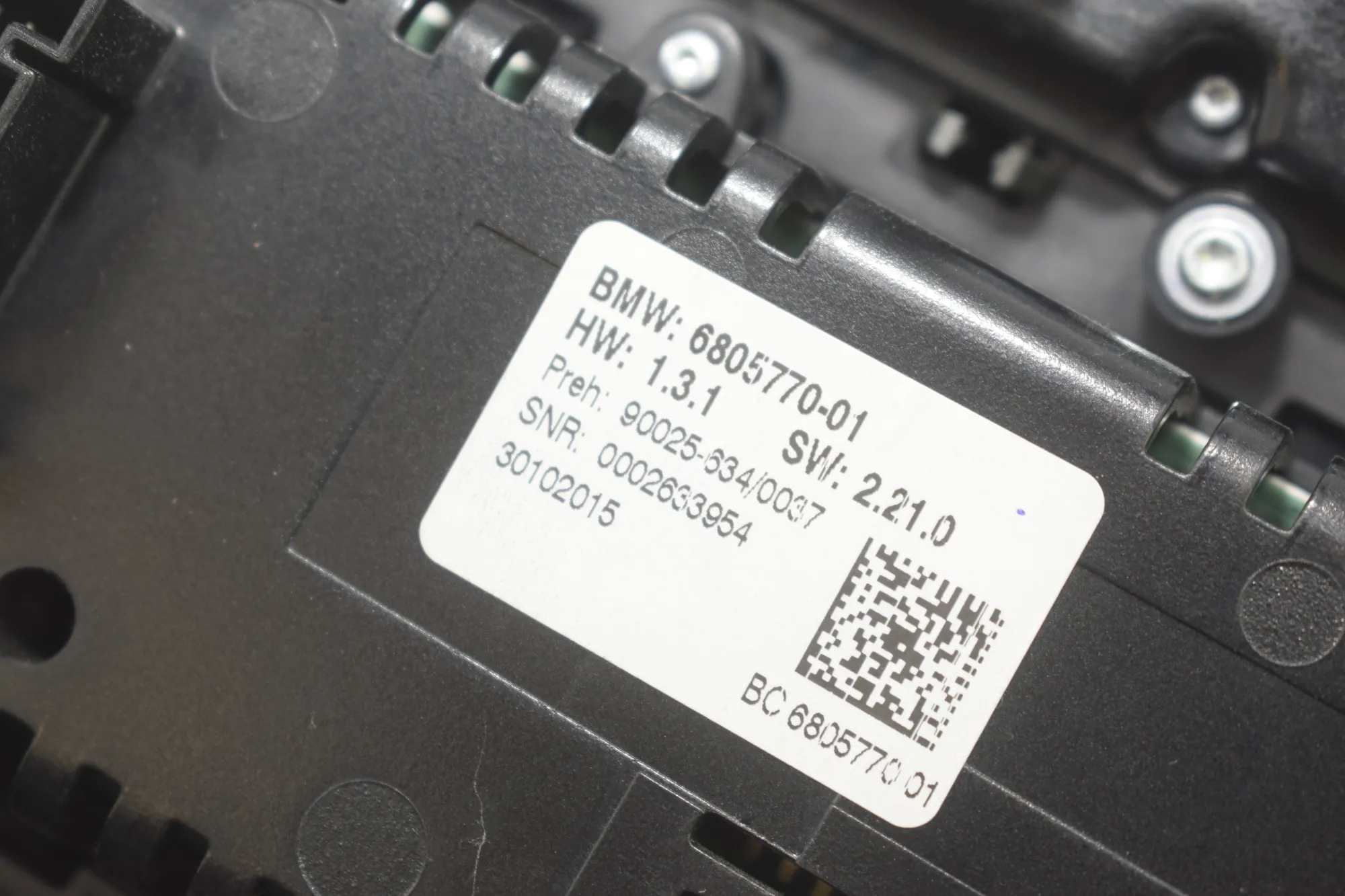 Climate Control Unit – OEM 6805770 · BMW 5 Touring (F11) BMW 5 Touring (F11) M 550 d xDrive 2015 – 9