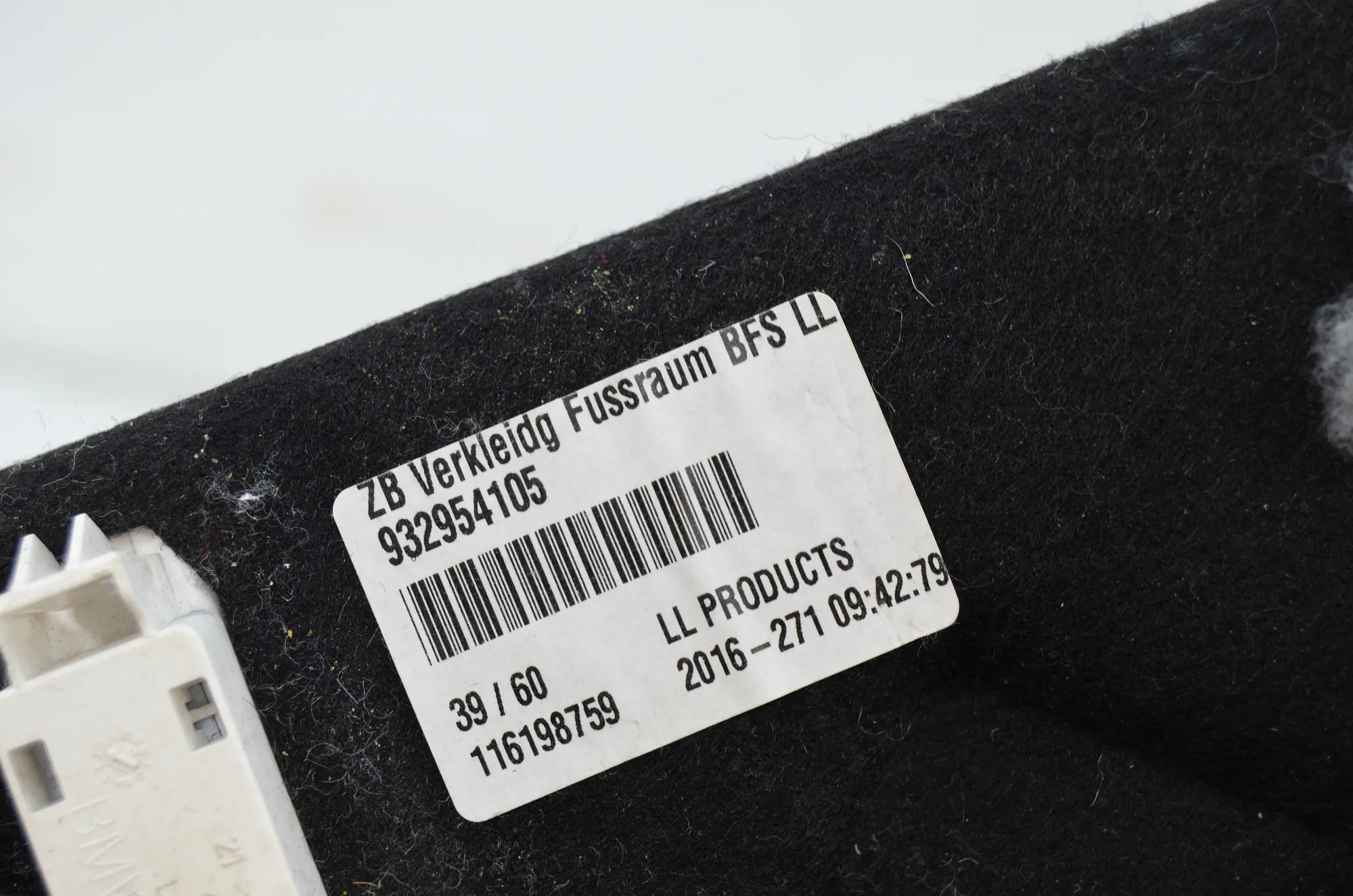 Dashboard Lower Trim – OEM 9329541 · BMW 7 (G11, G12) 750 d, Ld xDrive 2016 – 4