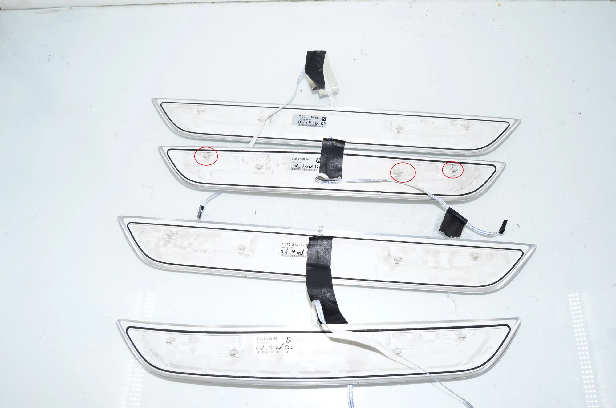 Door Sill Trim Kit – OEM 7370314 · BMW 7 (G11, G12) 750 d, Ld xDrive 2016 – 3