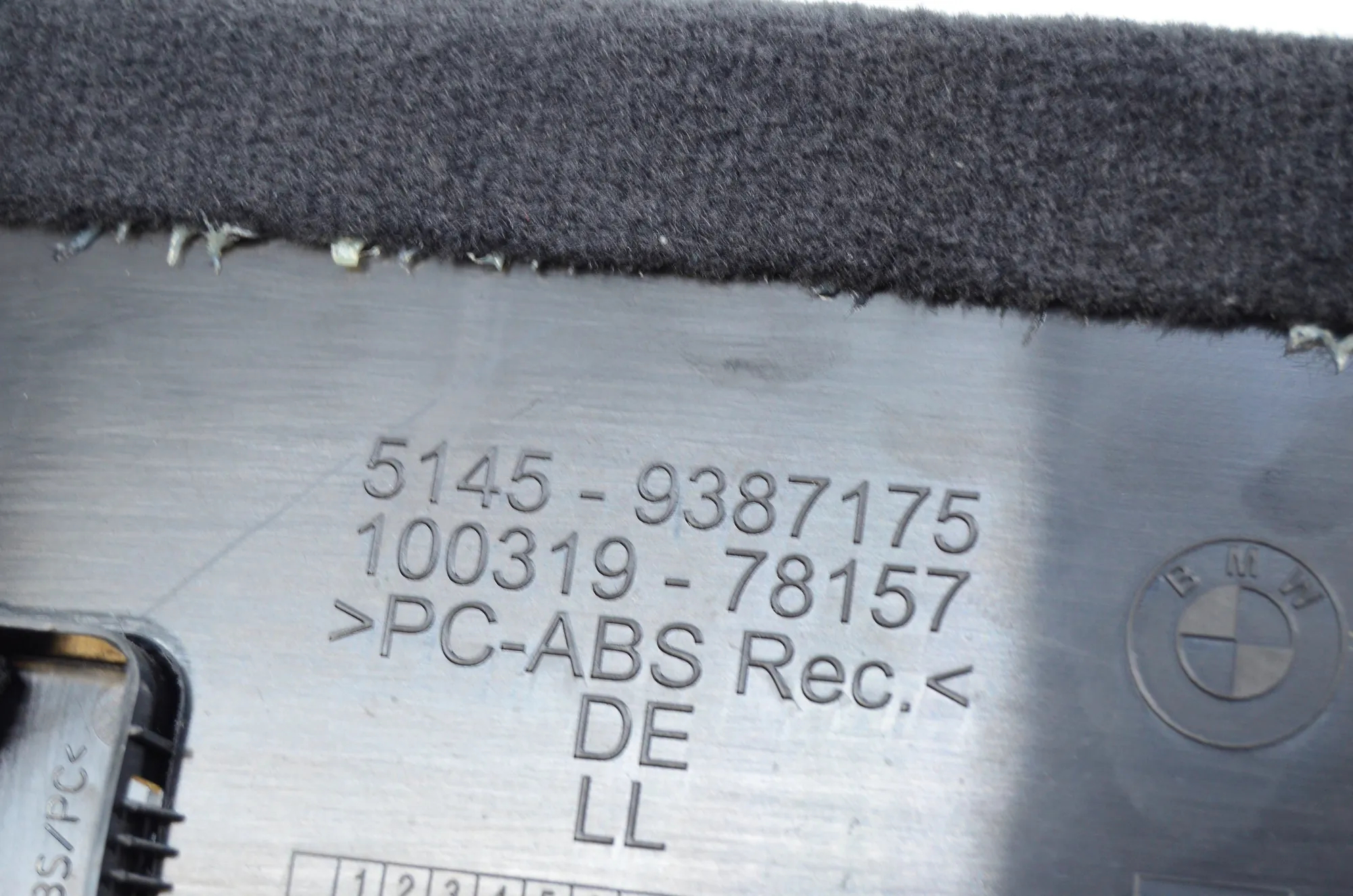 Dashboard Lower Trim – OEM 9303496 · BMW i3 (I01) s Electric 2022 – 8