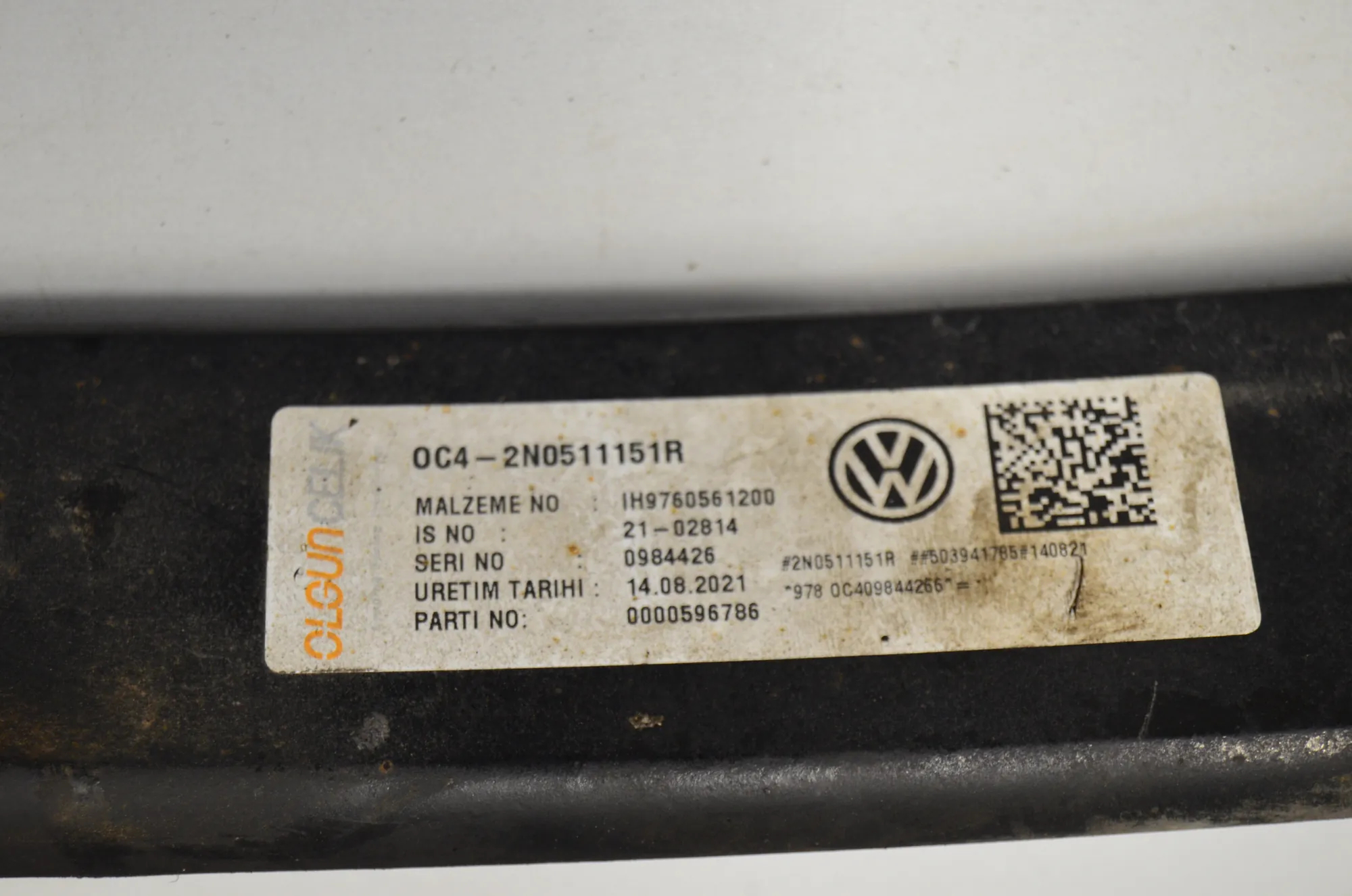 Rear Right Leaf Spring – OEM 2N0511151R · VW CRAFTER Furgon (SY_) (2016 - -) 2.0 TDI 2022 – 5