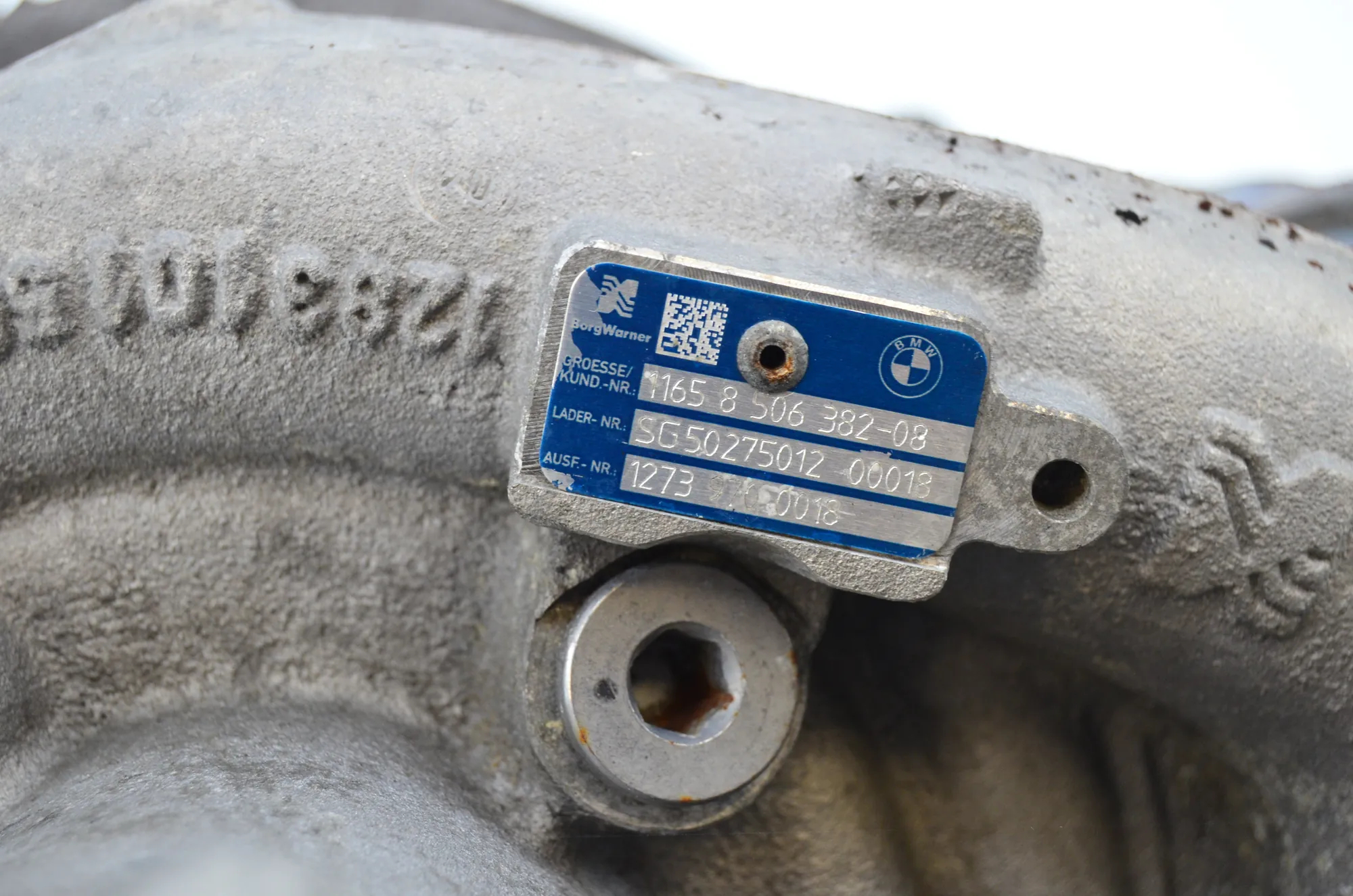 Turbocharger – OEM 8506382 · BMW 5 Touring (F11) M 550 d xDrive 2016 – 5