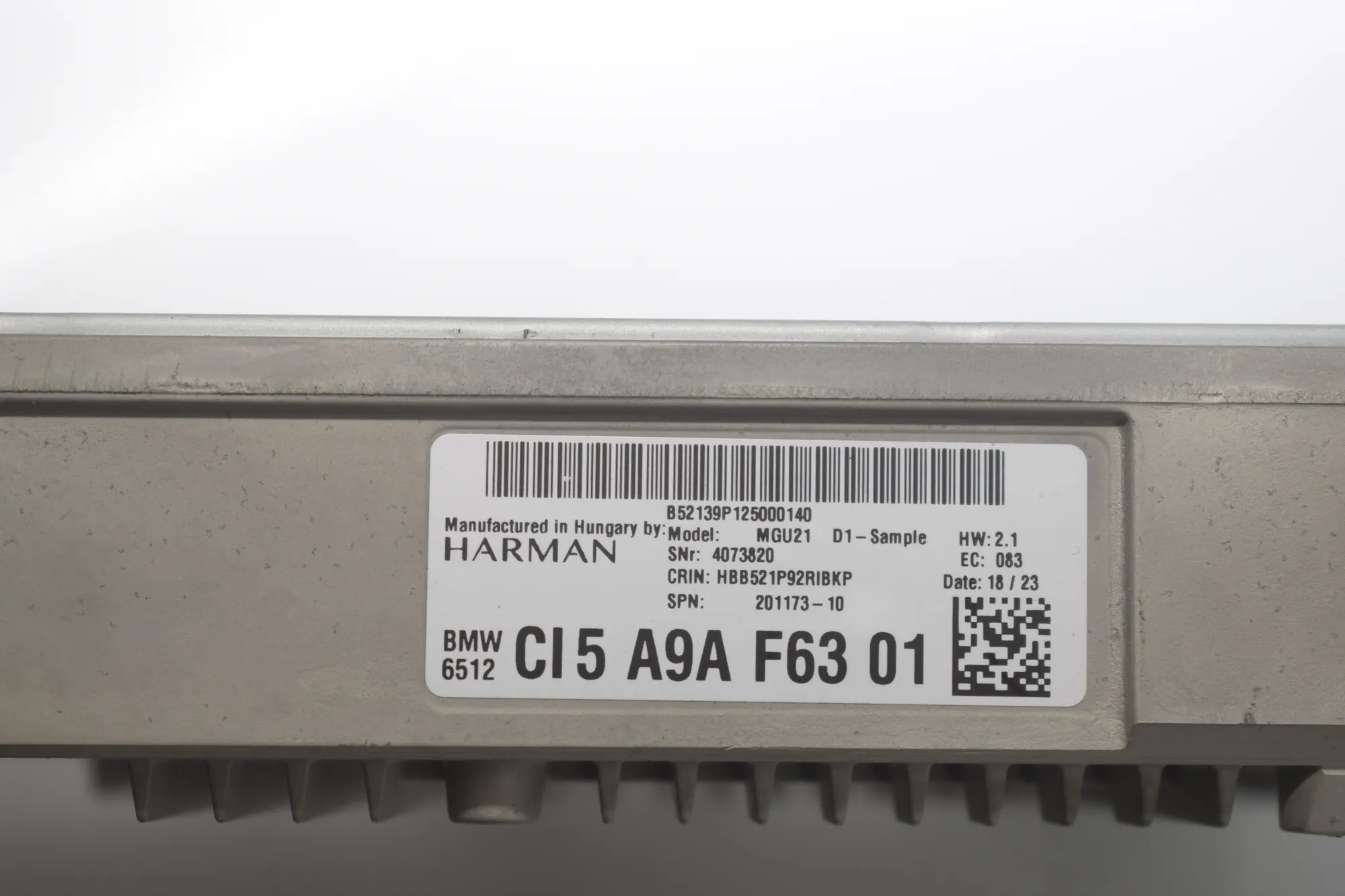 Navigation Control Unit – OEM 5A9AF63 · BMW 3 Touring (G21) (2019 - -) 318 i 2023 – 5
