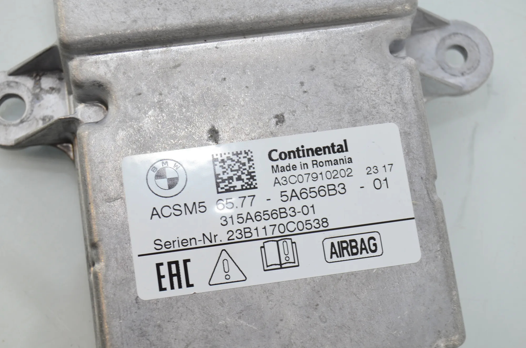 SRS Control Unit – OEM 5A656B3 · BMW 3 Touring (G21) (2019 - -) 318 i 2023 – 4