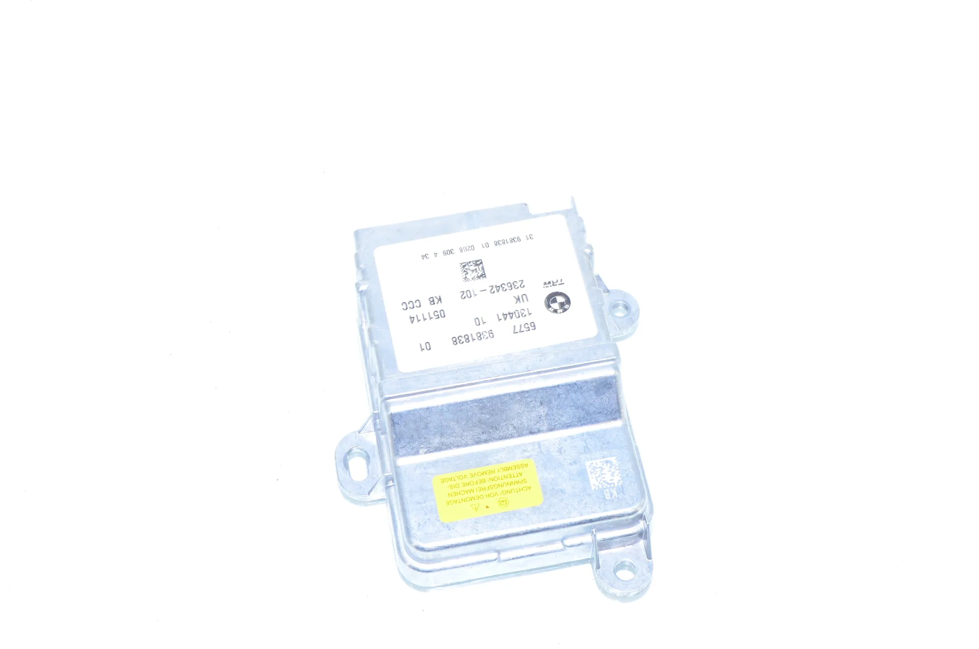 SRS Control Unit – OEM 9381838 · BMW i3 (I01) Electric 2014 – 2