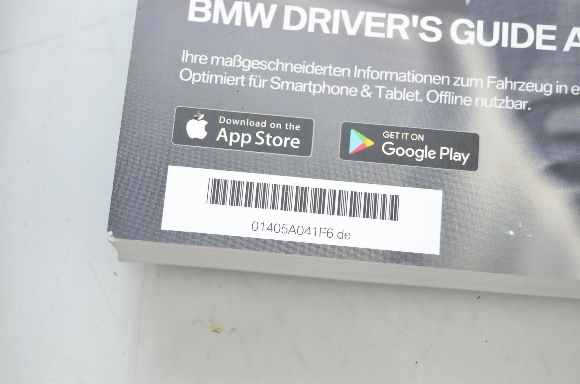 Manual Service Book – OEM 01405A060E9 · BMW 5 (G30) (2016 - -) M 550 d xDrive 2020 – 8