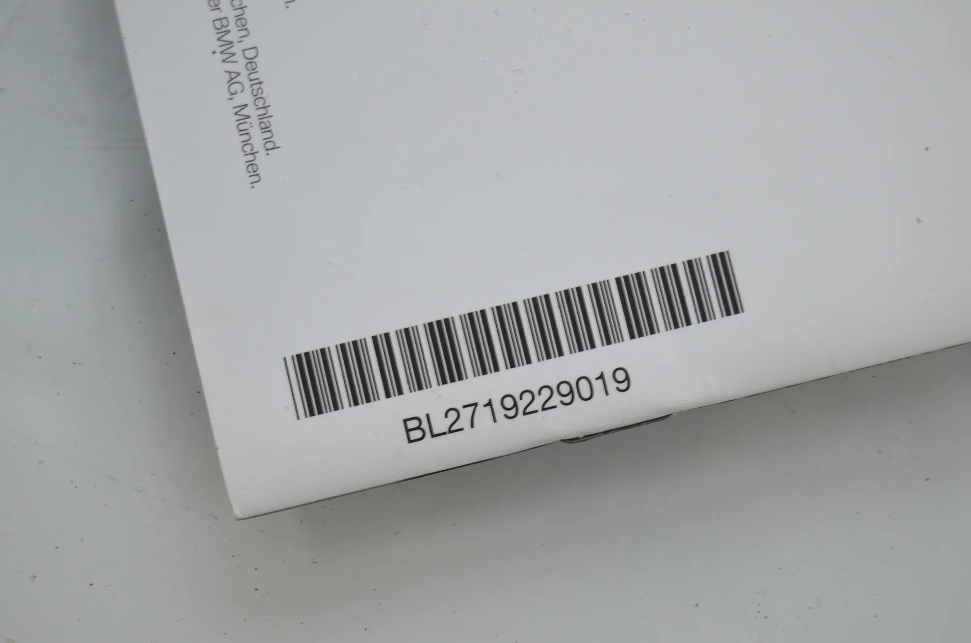 Manual Service Book – OEM 01405A060E9 · BMW 5 (G30) (2016 - -) M 550 d xDrive 2020 – 7