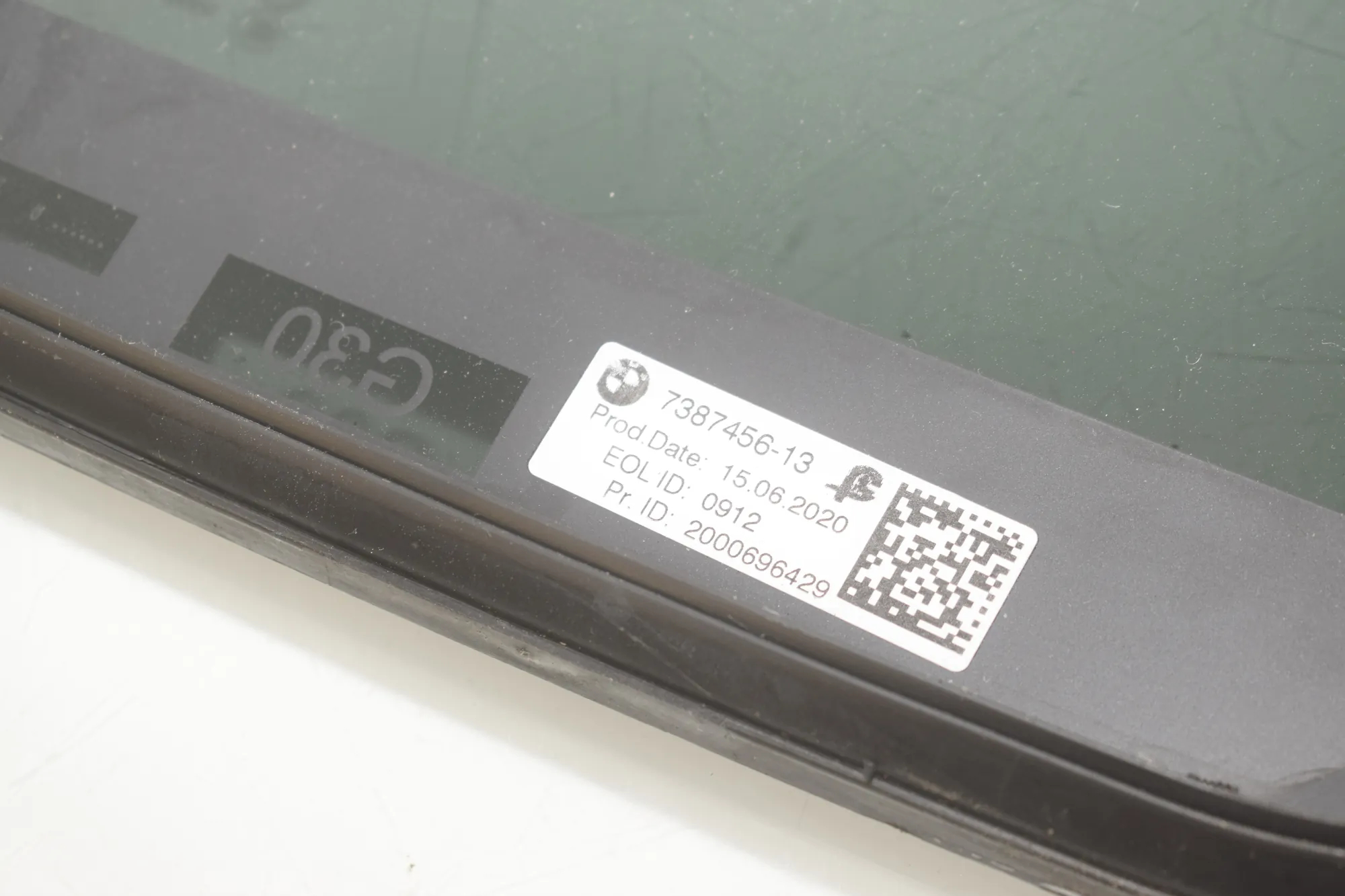 Rear Right Quarter Window – OEM 7387456 · BMW 5 (G30) (2016 - -) M 550 d xDrive 2020 – 4