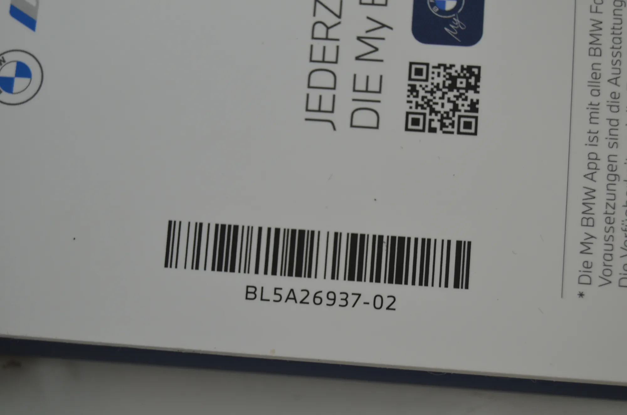 Manual Service Book – OEM 01405B384C5 · BMW 3 Touring (G21) (2019 - -) 320 d Mild-Hybrid 2024 – 5