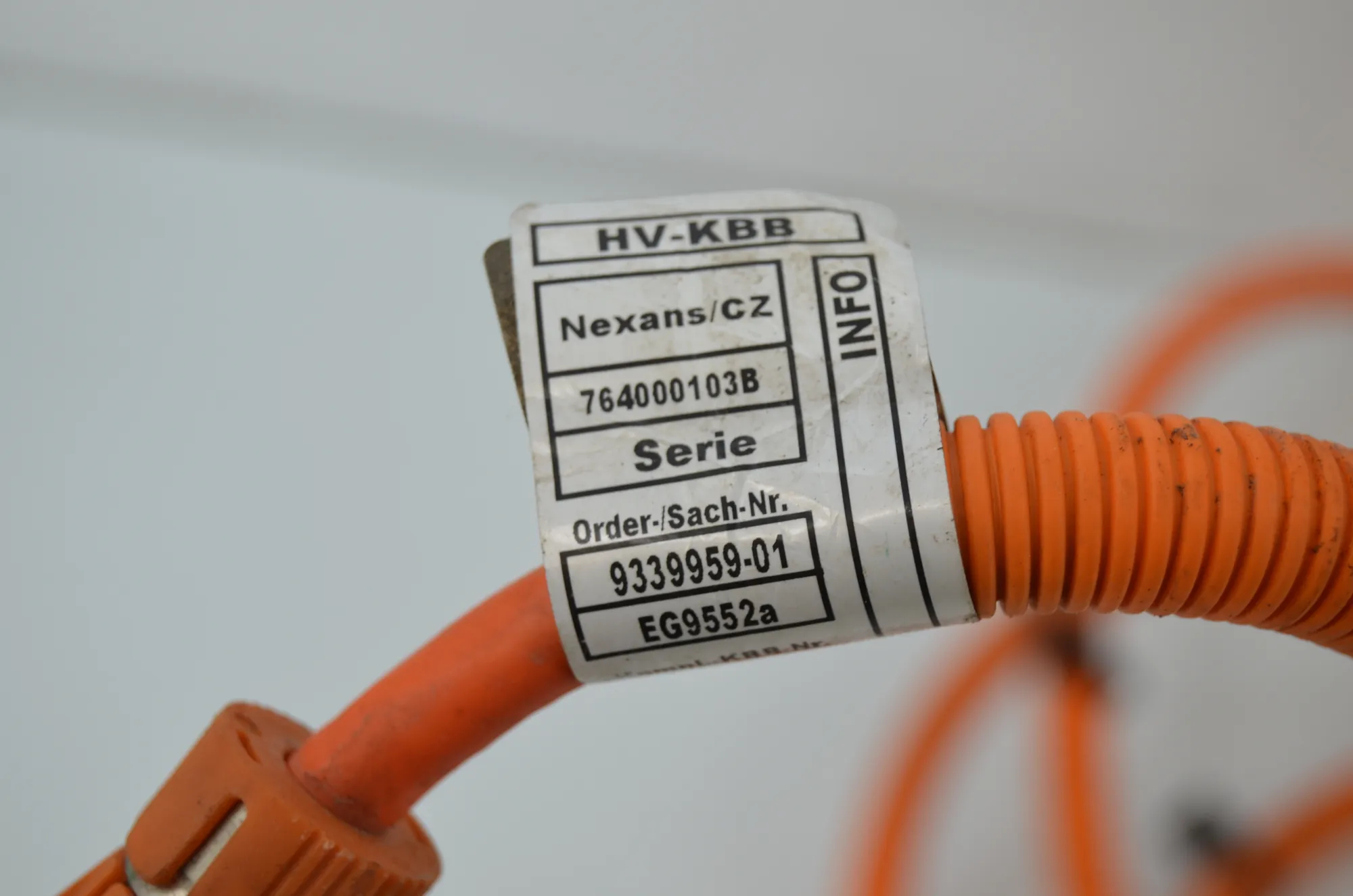 Cable Harness – OEM 9339959 · BMW i3 (I01) Hybrid 2014 – 4