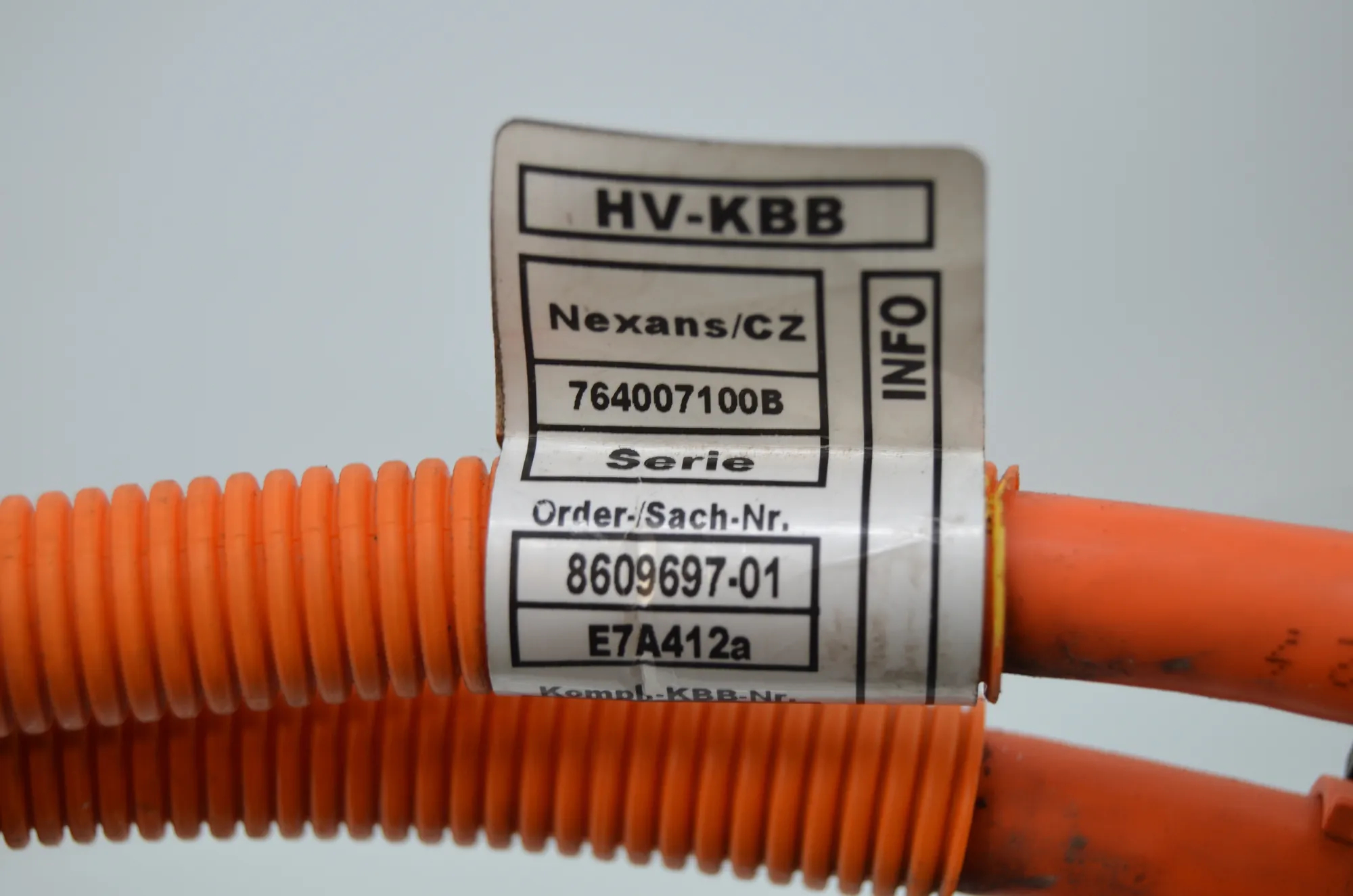 Cable Harness – OEM 8609697 · BMW i3 (I01) Hybrid 2014 – 4