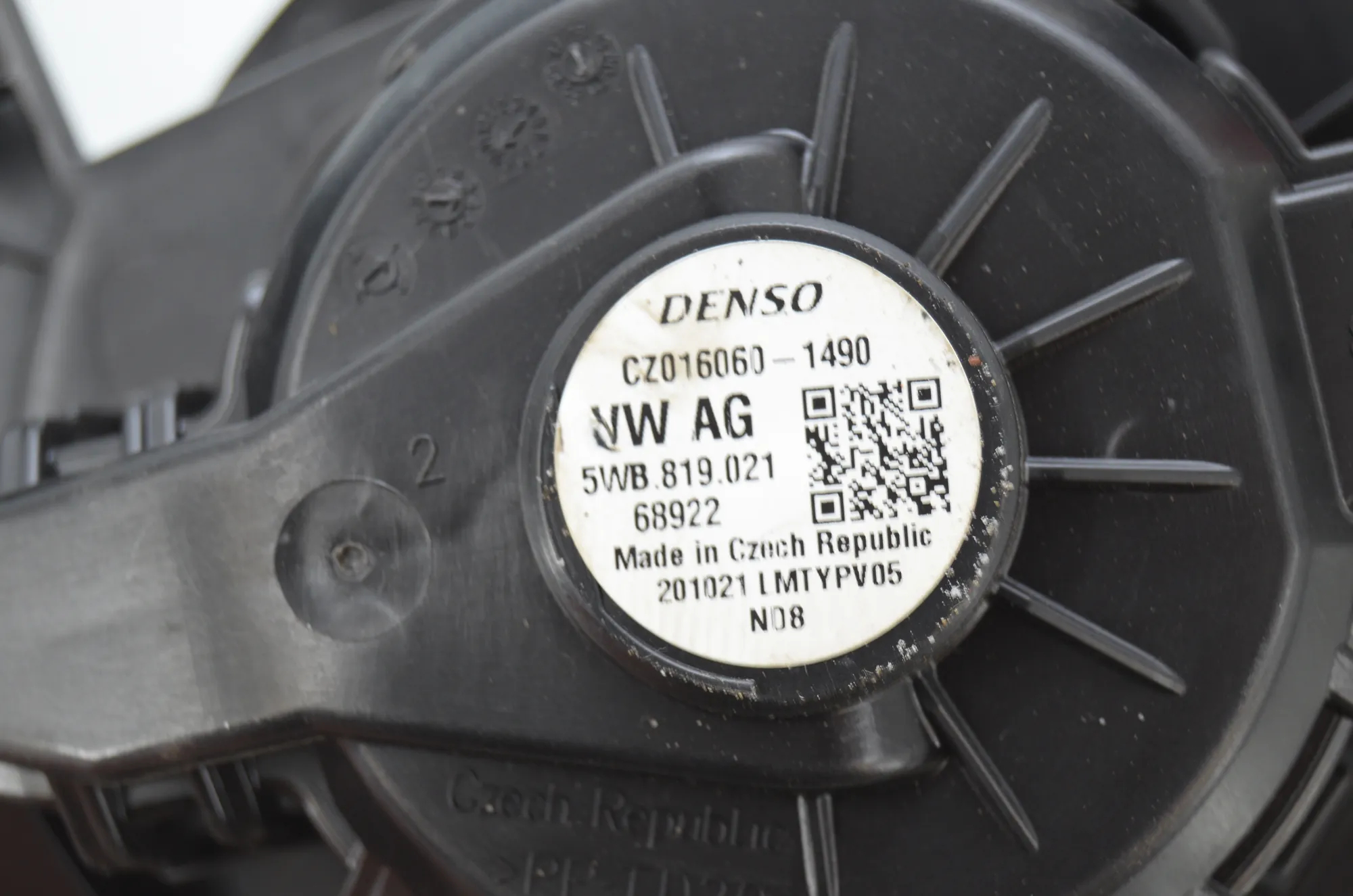 Heater Blower Fan – OEM 5WB819021 · VW CRAFTER Furgon (SY_) (2016 - -) 2.0 TDI 2022 – 5