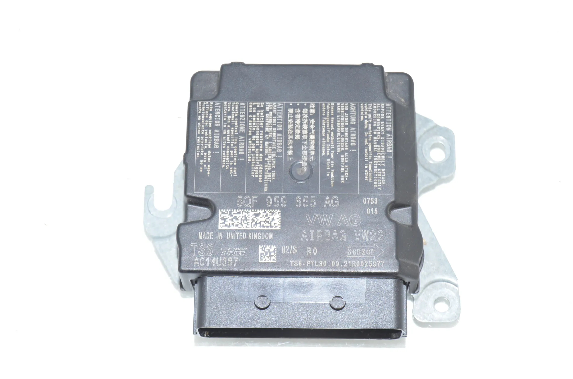 SRS Control Unit – OEM 5QF959655 · VW CRAFTER Furgon (SY_) (2016 - -) 2.0 TDI 2022