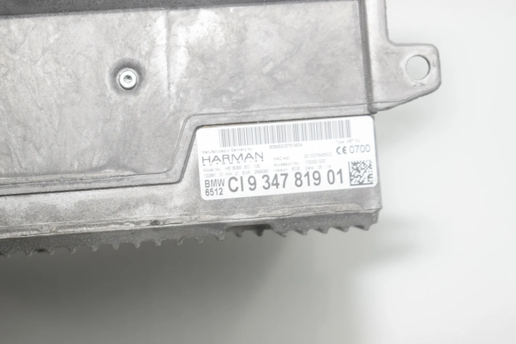 Navigation System – OEM 9292248 · BMW 3 Touring (F31) 330 d xDrive 2014 – 8