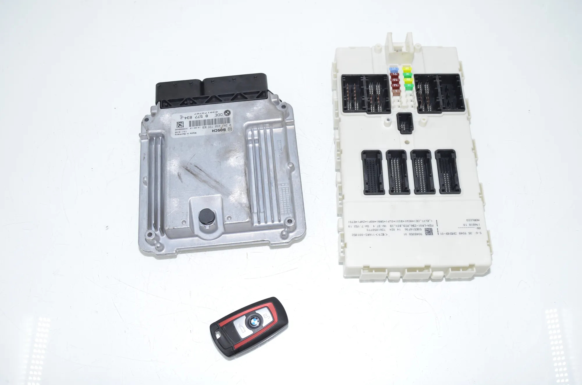 Engine Ignition ECU Set – OEM 9348358 · BMW 3 Touring (F31) 330 d xDrive 2014