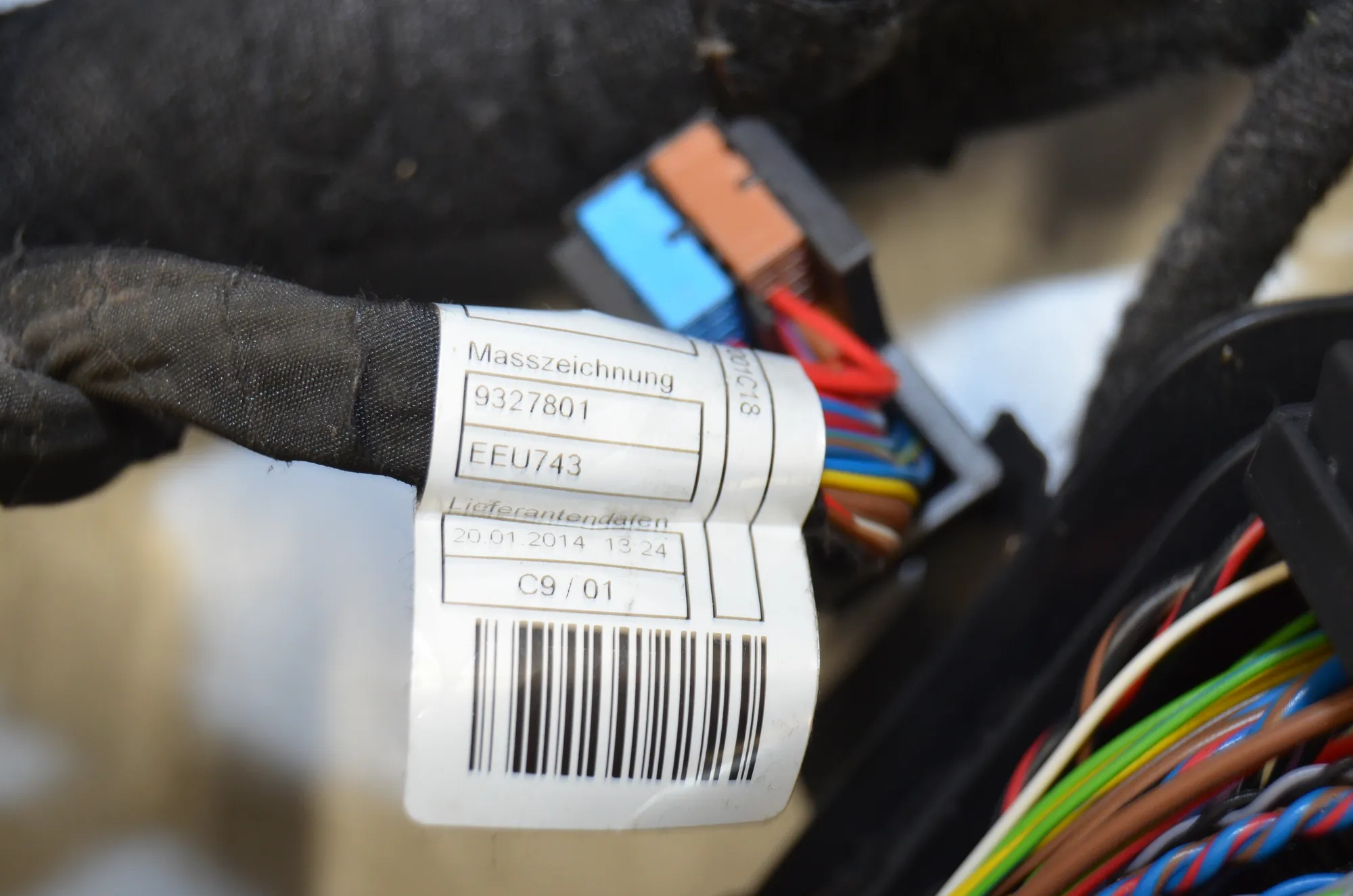 Cable Harness – OEM 9327801 · BMW i3 (I01) Hybrid 2014 – 4