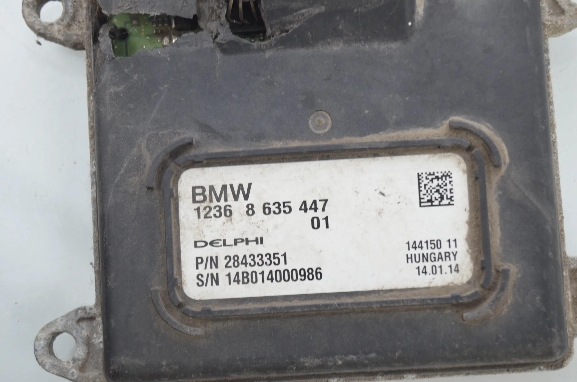 Other Control Units – OEM 8635447 · BMW i3 (I01) Hybrid 2014 – 5