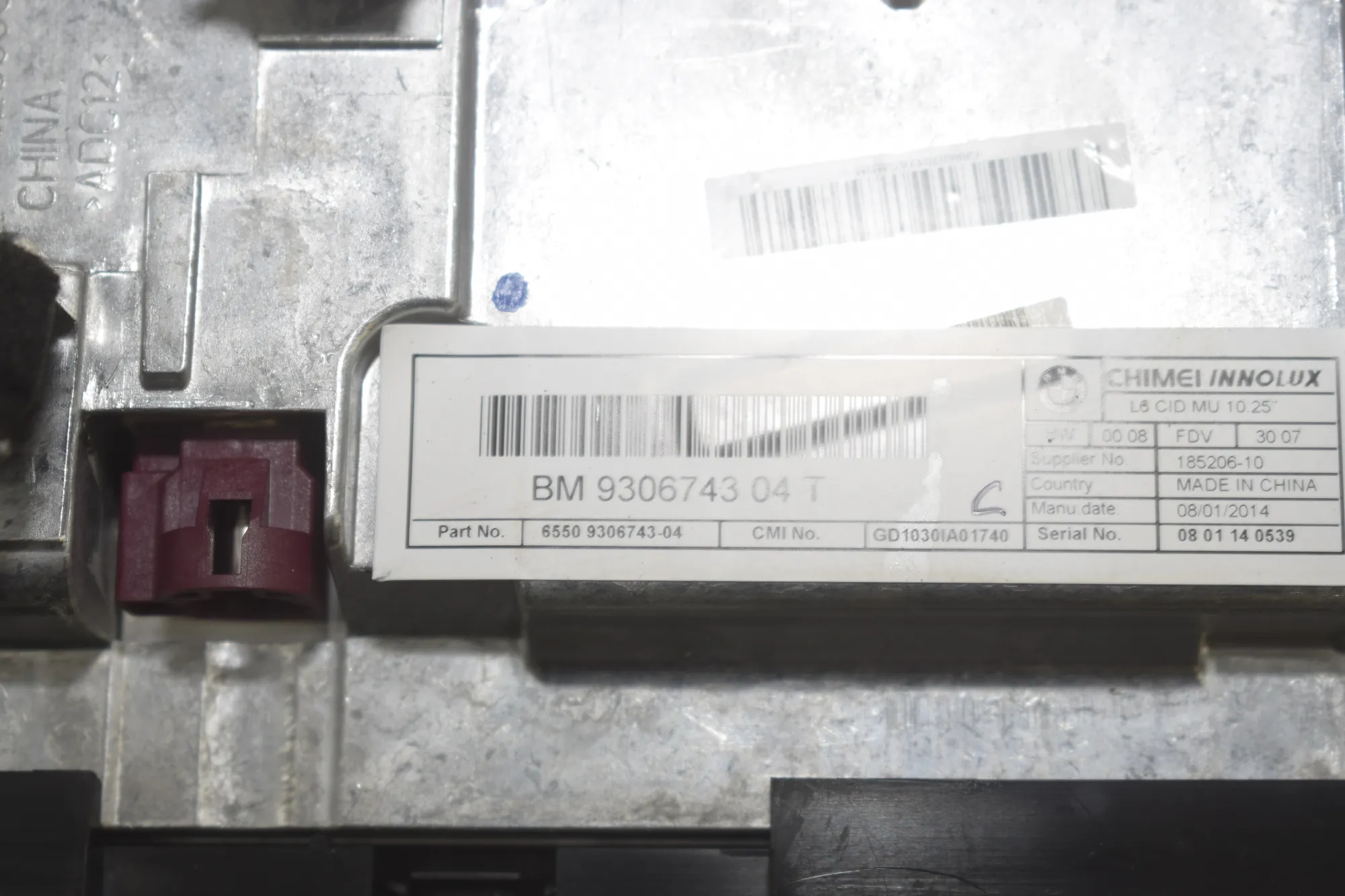 Navigation System – OEM 9320288 · BMW i3 (I01) Hybrid 2014 – 10