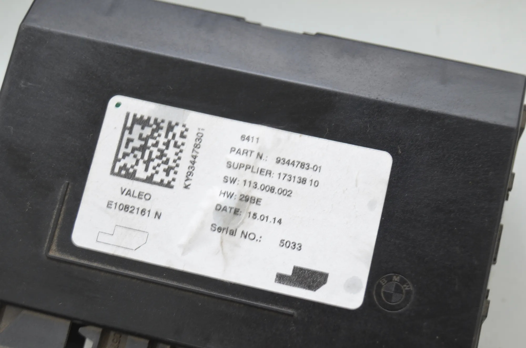 Other Control Units – OEM 9342827 · BMW i3 (I01) Hybrid 2014 – 8