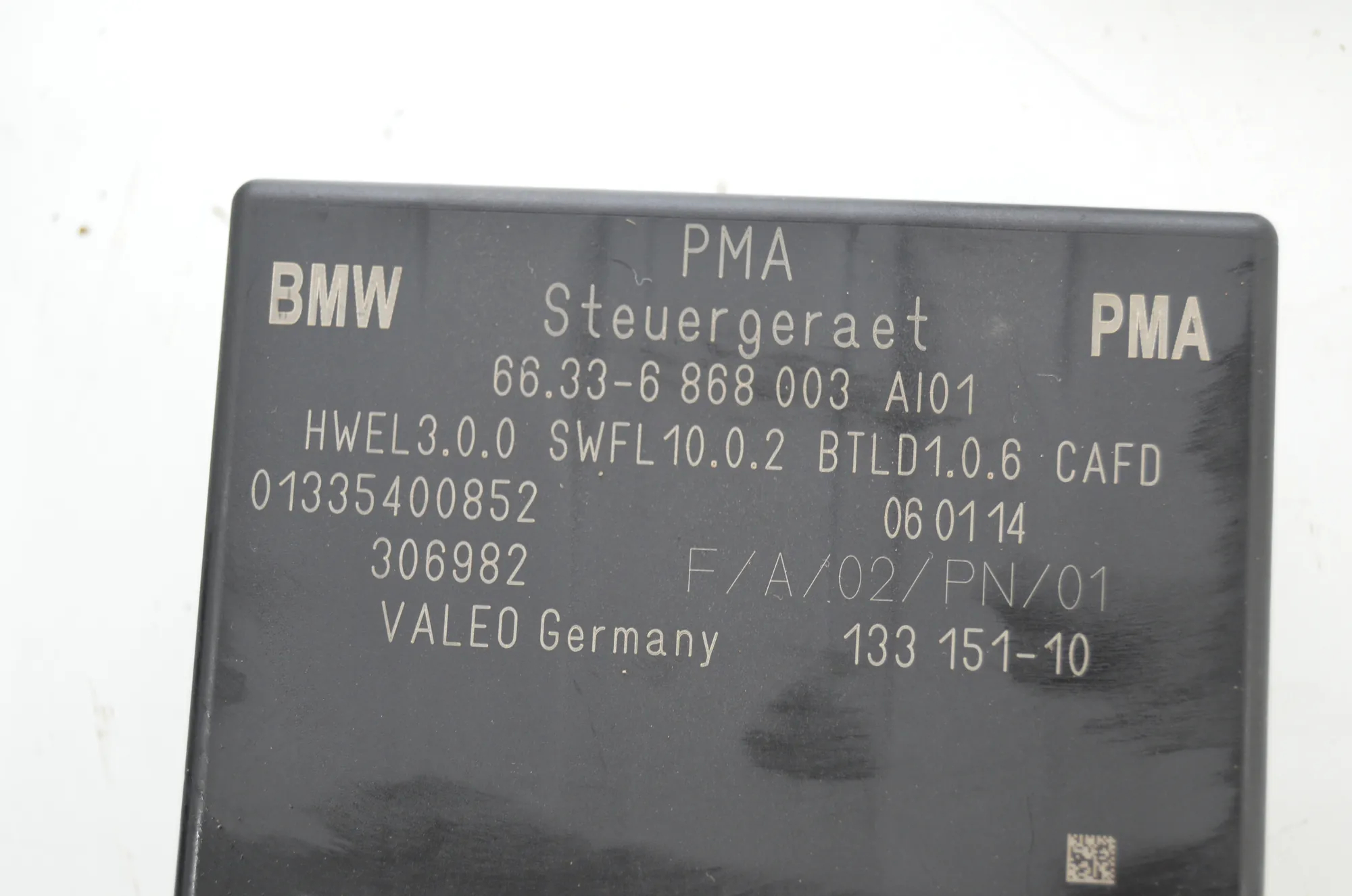 Other Control Units – OEM 9342827 · BMW i3 (I01) Hybrid 2014 – 9