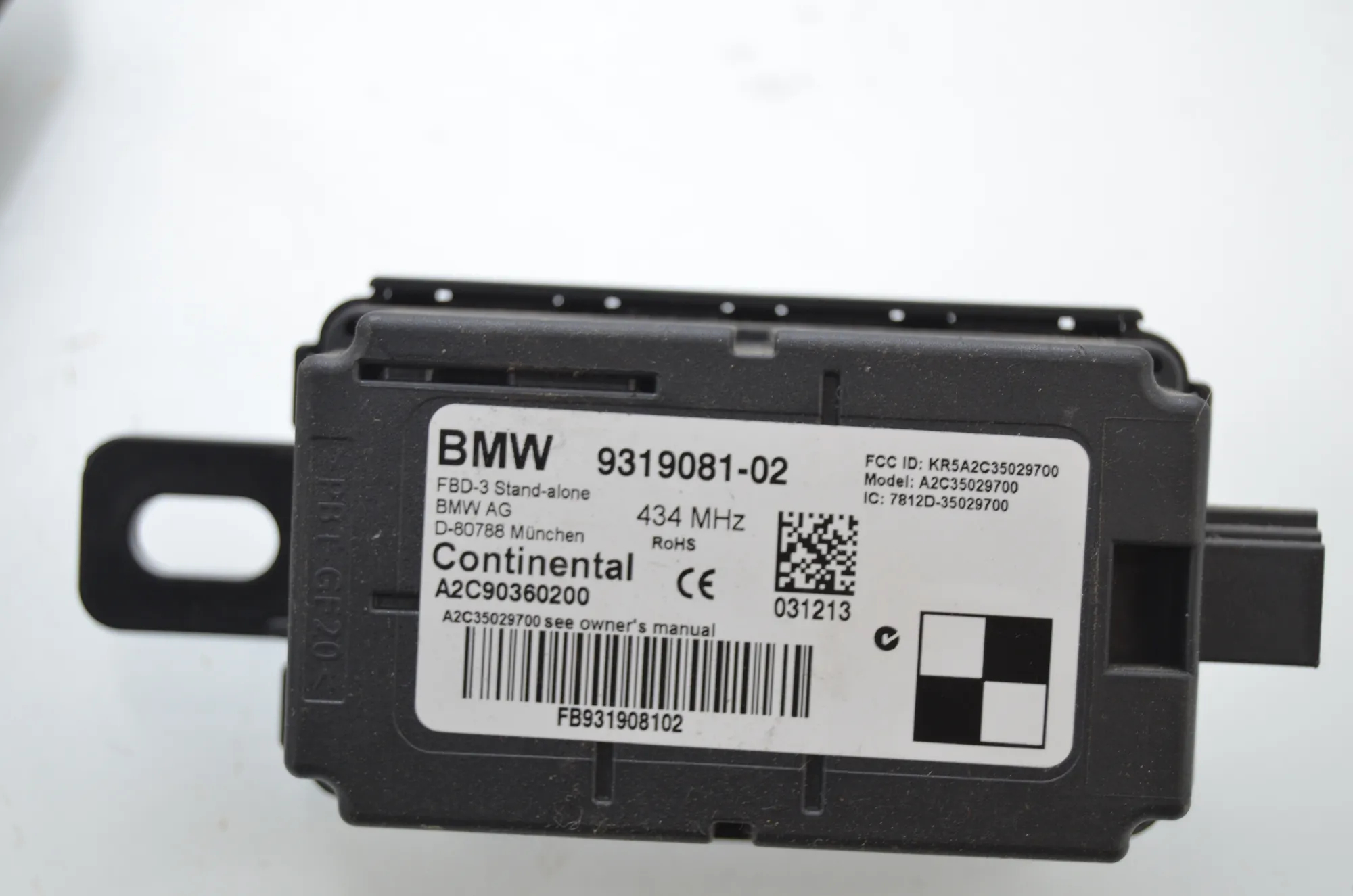Antenna – OEM 9333438 · BMW i3 (I01) Hybrid 2014 – 8