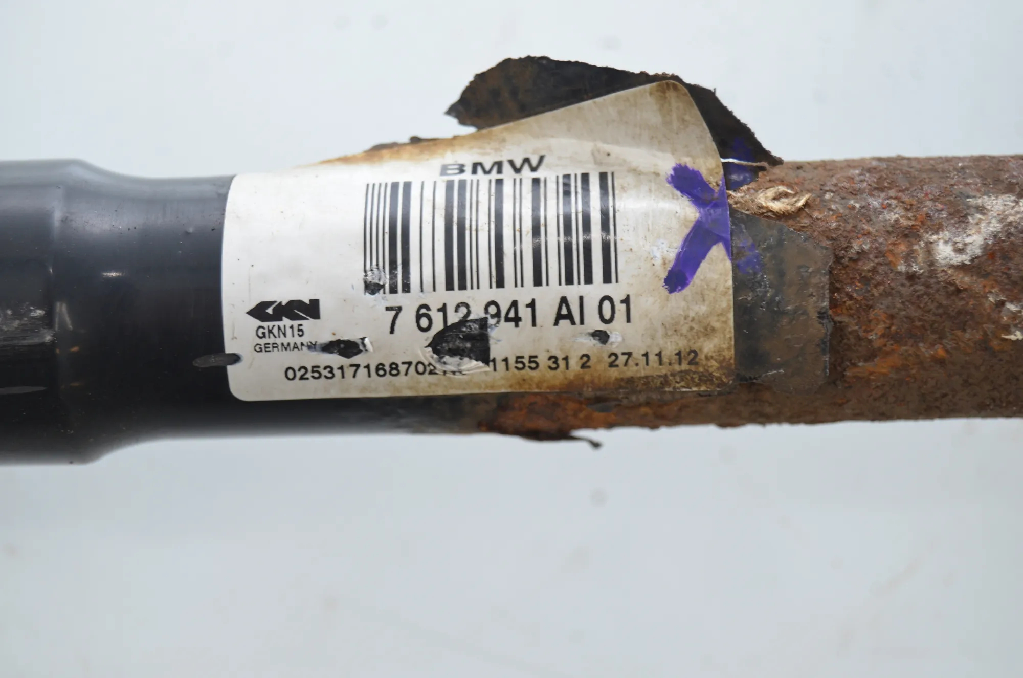 Rear Left Driveshaft – OEM 7612941 · BMW 5 Touring (F11) M 550 d xDrive 2012 – 4