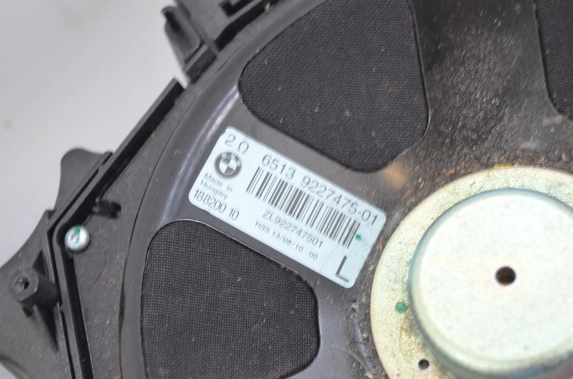 Sound Audio System Set – OEM 9133410 · BMW 5 Gran Turismo (F07) 530 d xDrive 2010 – 9