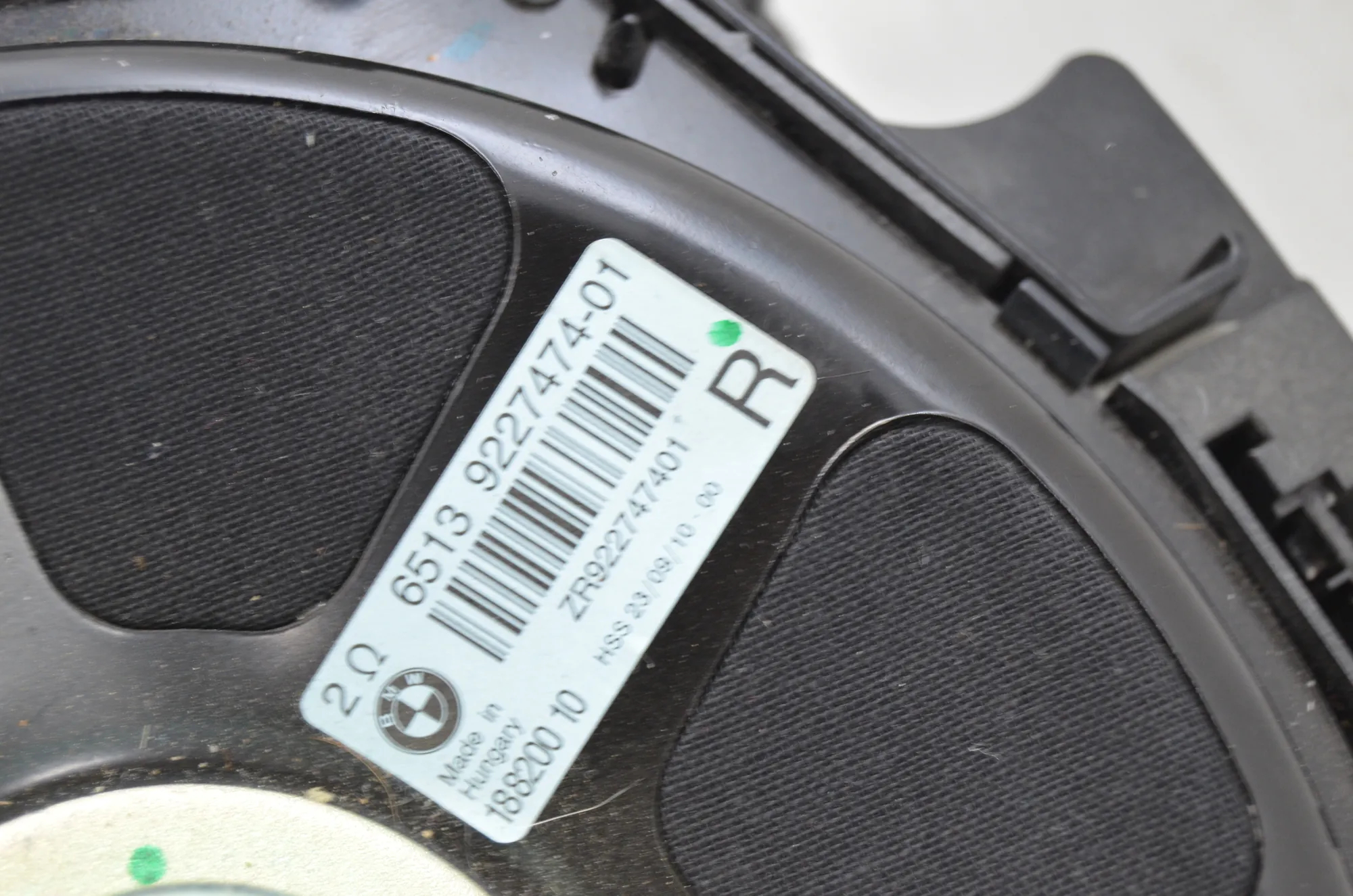Sound Audio System Set – OEM 9133410 · BMW 5 Gran Turismo (F07) 530 d xDrive 2010 – 8