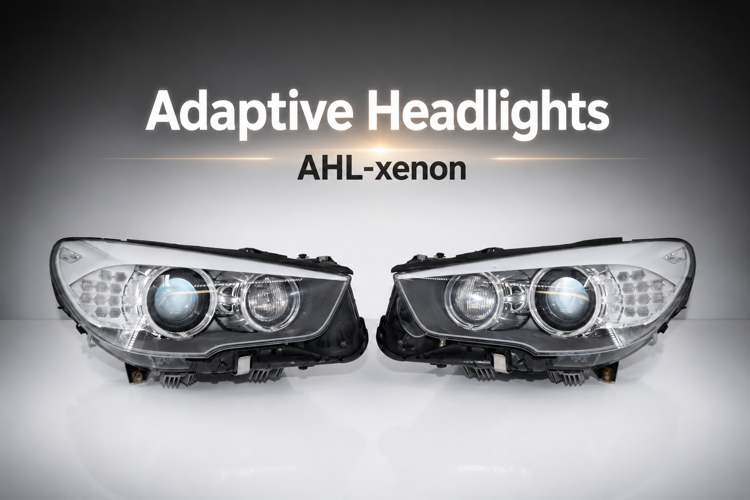 Front Headlight Set Kit – OEM 7262723 · BMW 5 Gran Turismo (F07) 530 d xDrive 2010