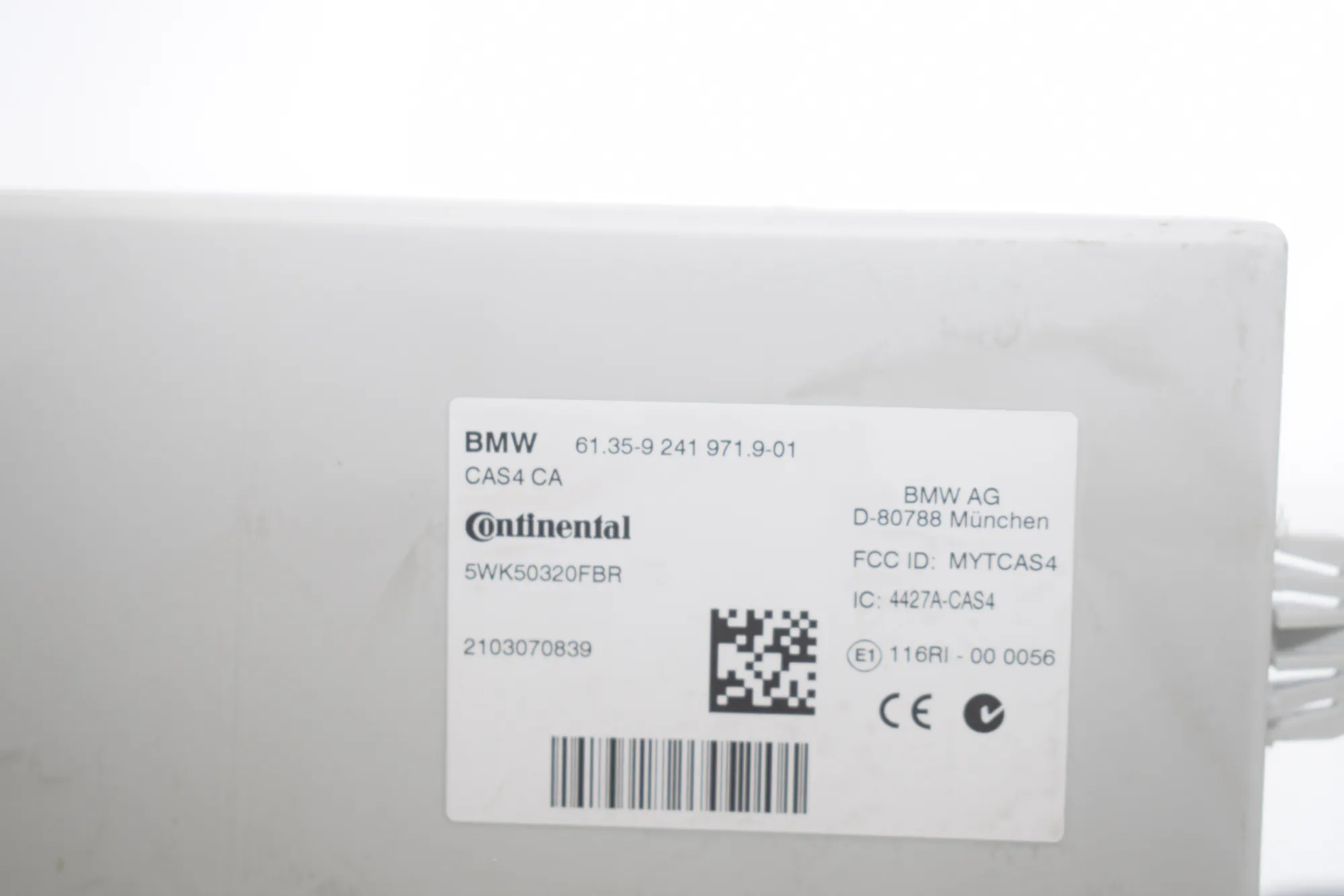 Engine Ignition ECU Set – OEM 9241971 · BMW 5 Gran Turismo (F07) 530 d xDrive 2010 – 6