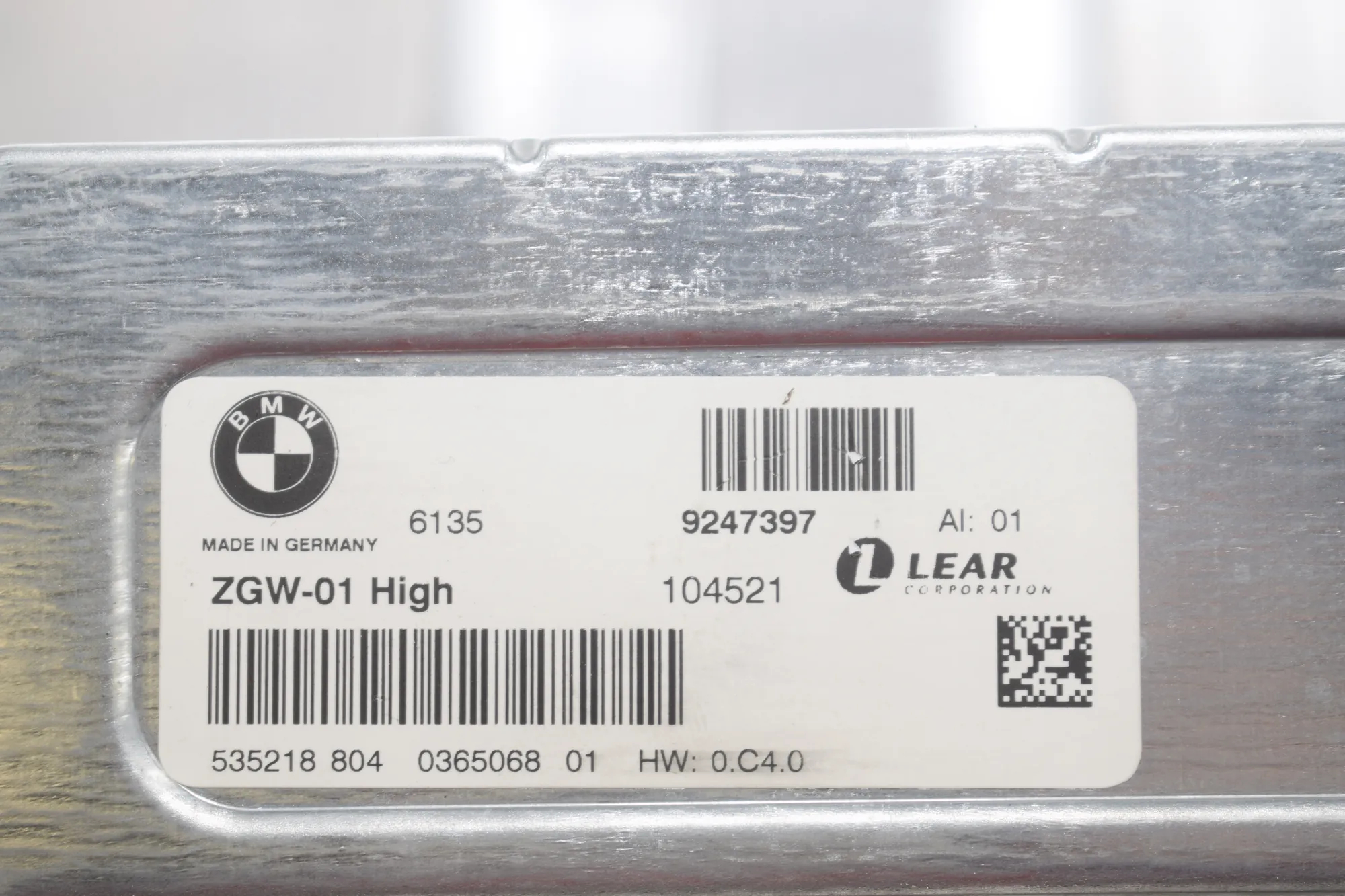 Other Control Units – OEM 9244396 · BMW 5 Gran Turismo (F07) 530 d xDrive 2010 – 6