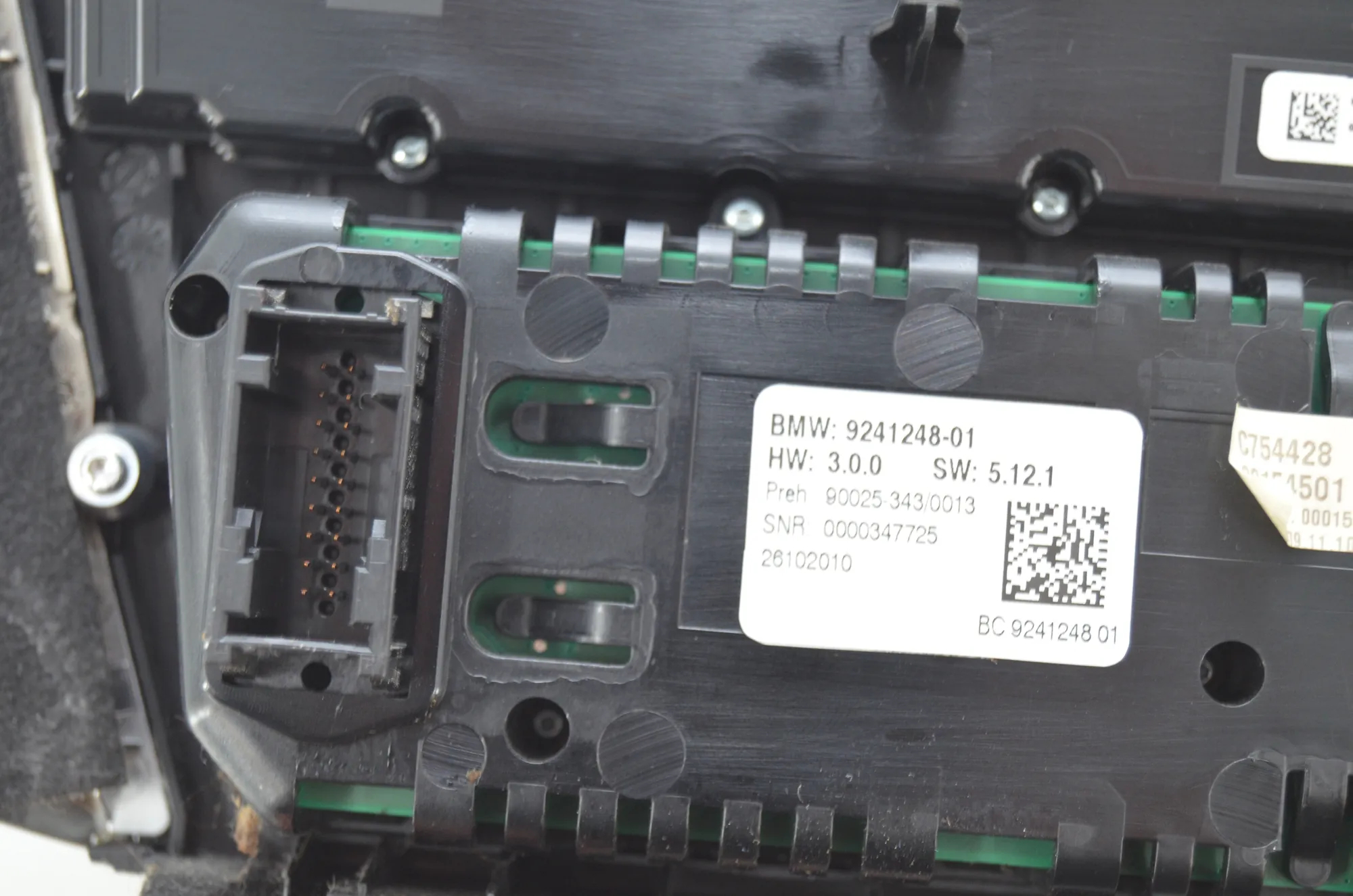 Climate Control Unit – OEM 9241248 · BMW 5 Gran Turismo (F07) 530 d xDrive 2010 – 6