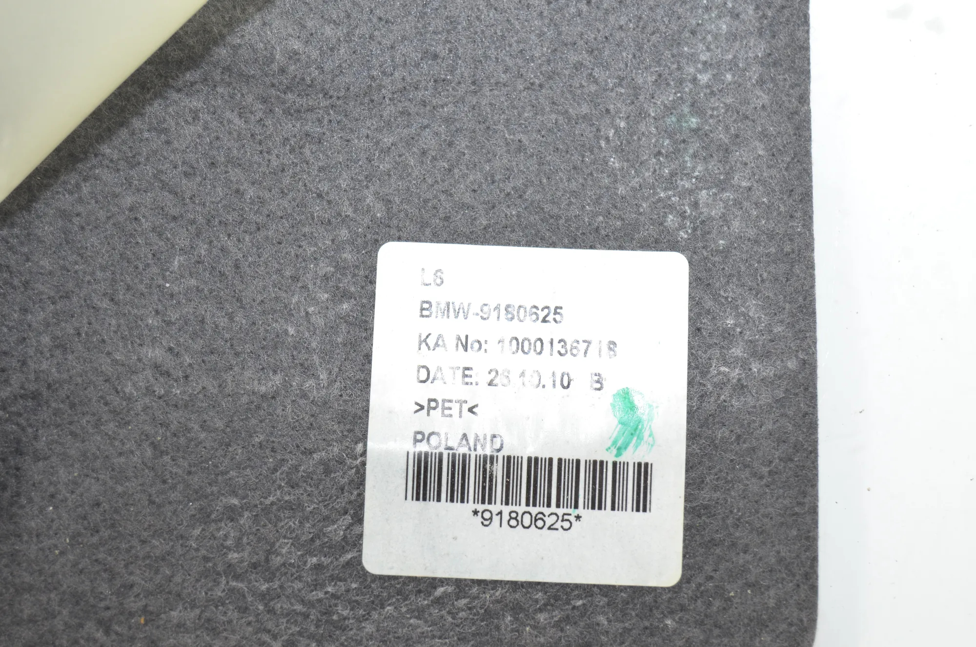 Other Seat Parts – OEM 9180625 · BMW 5 Gran Turismo (F07) 530 d xDrive 2010 – 6