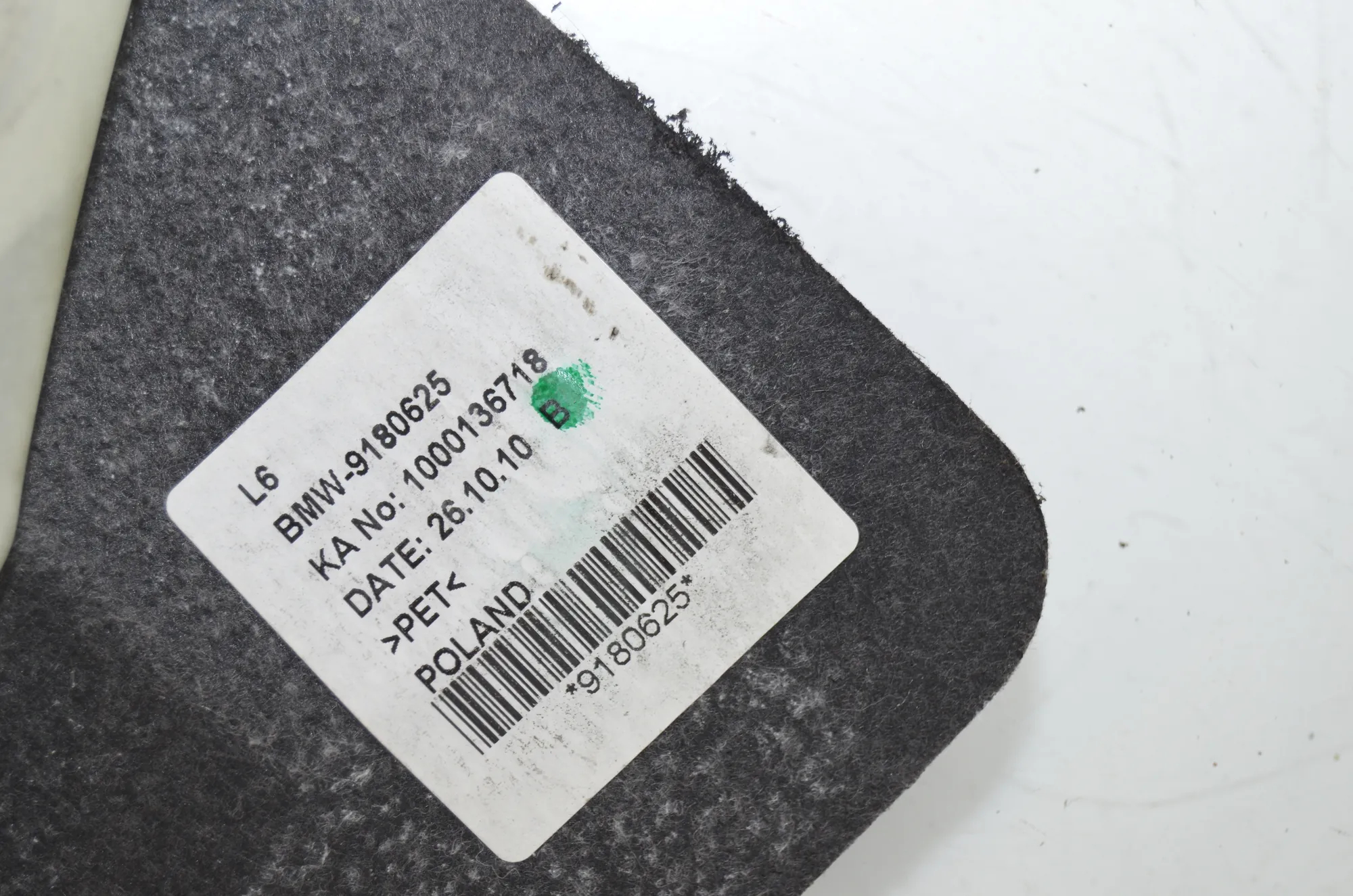 Other Seat Parts – OEM 9180625 · BMW 5 Gran Turismo (F07) 530 d xDrive 2010 – 7