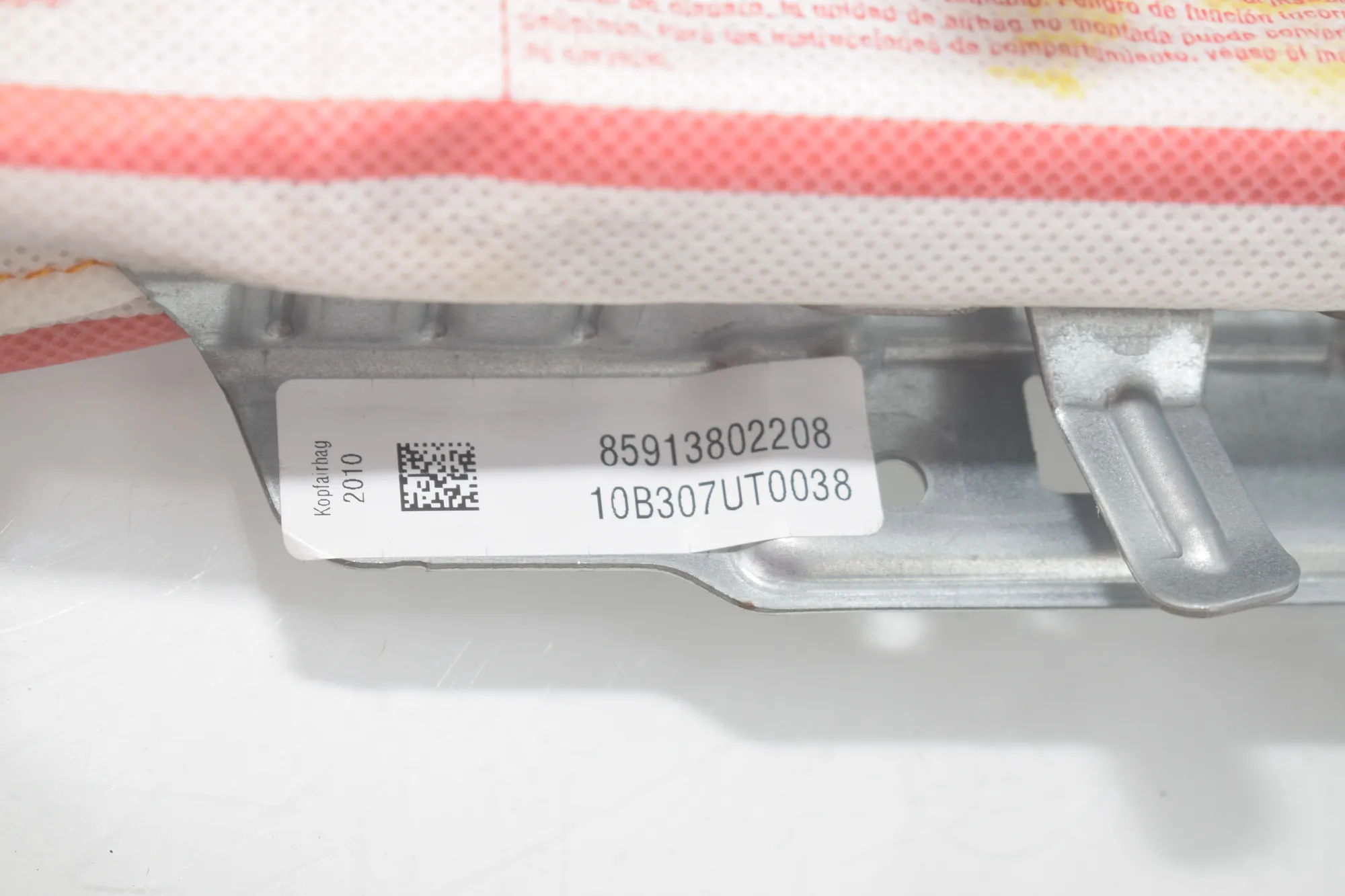 Left Side Roof Safety Curtain SRS – OEM 9138021 · BMW 5 Gran Turismo (F07) 530 d xDrive 2010 – 5