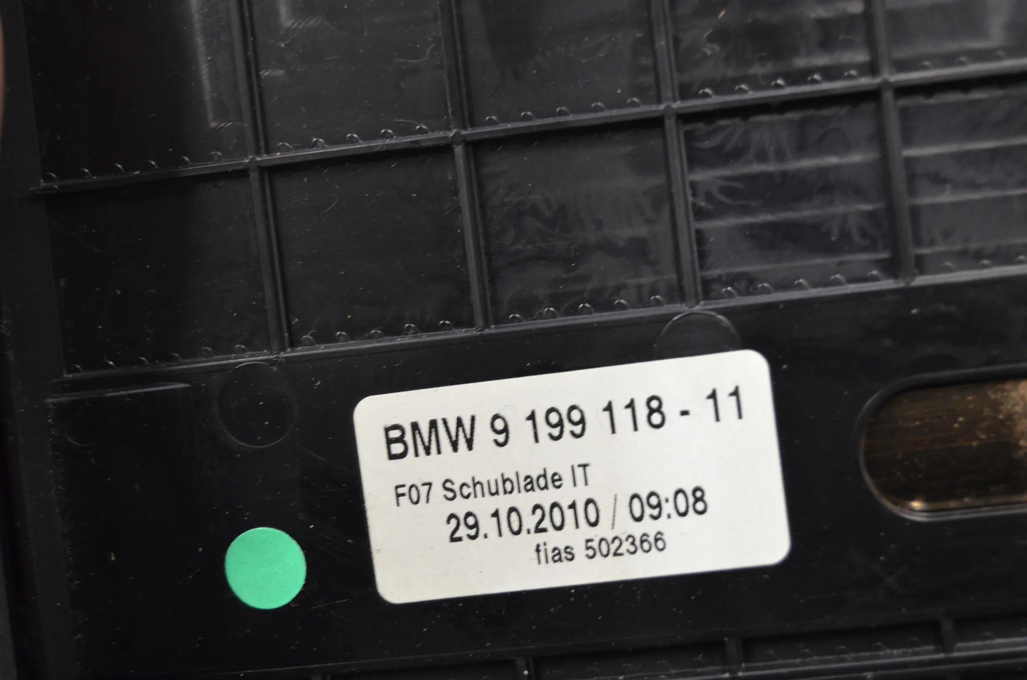 Dashboard – OEM 9199071 · BMW 5 Gran Turismo (F07) 530 d xDrive 2010 – 6