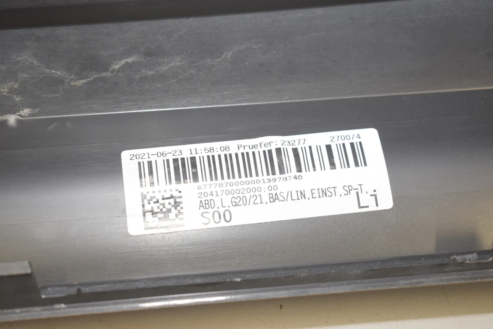 Sideskirt Kit – OEM 8493949 · BMW 3 Touring (G21) (2019 - -) 318 d 2021 – 5